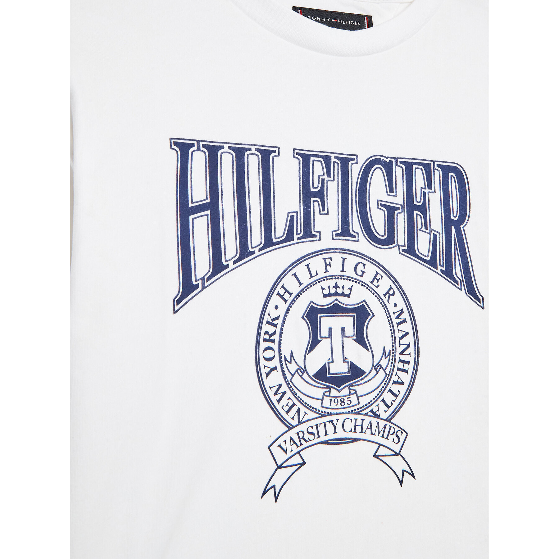 Tommy Hilfiger Halenka Varsity KB0KB08024 D Bílá Regular Fit - Pepit.cz