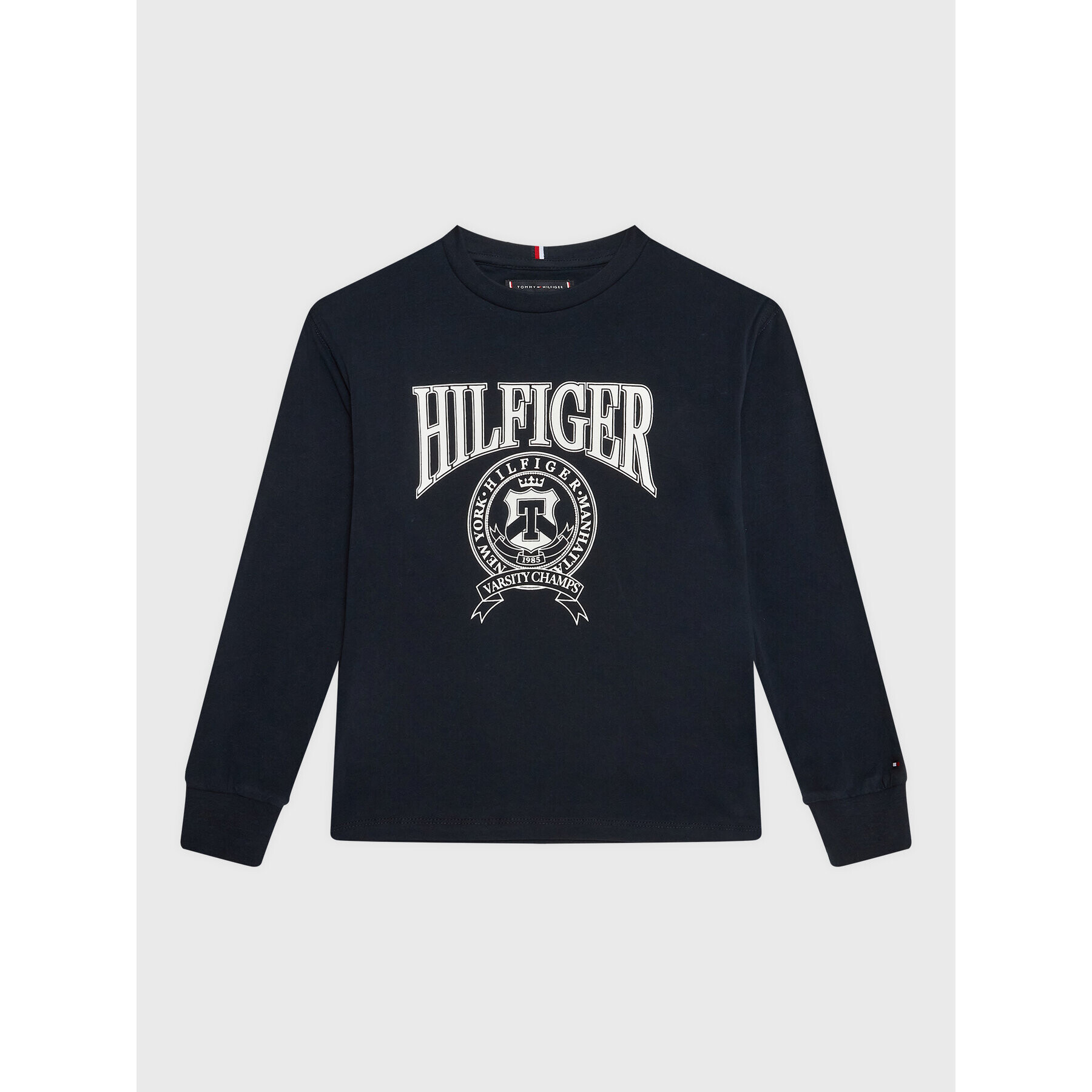 Tommy Hilfiger Halenka Varsity KB0KB08024 D Tmavomodrá Regular Fit - Pepit.cz