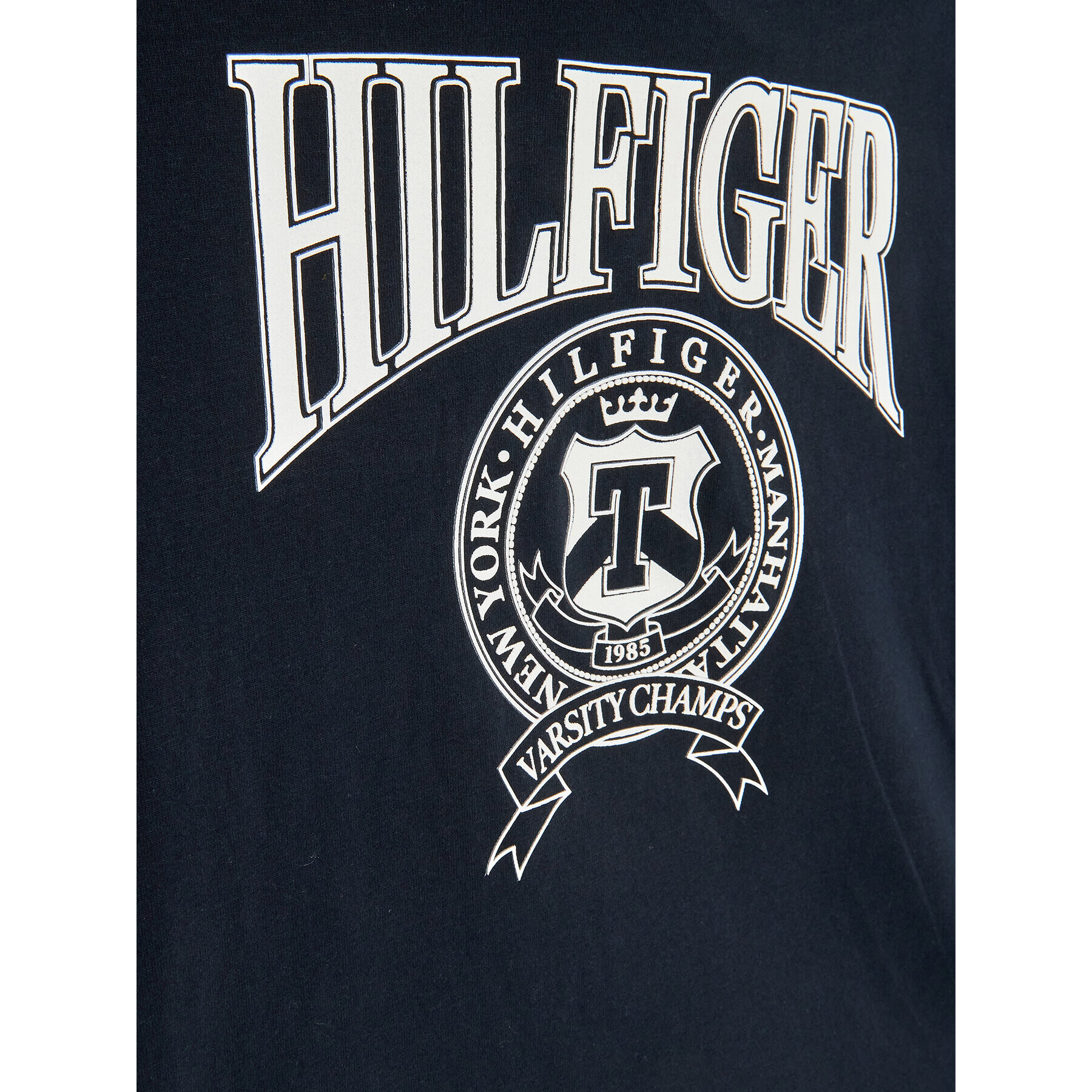 Tommy Hilfiger Halenka Varsity KB0KB08024 D Tmavomodrá Regular Fit - Pepit.cz