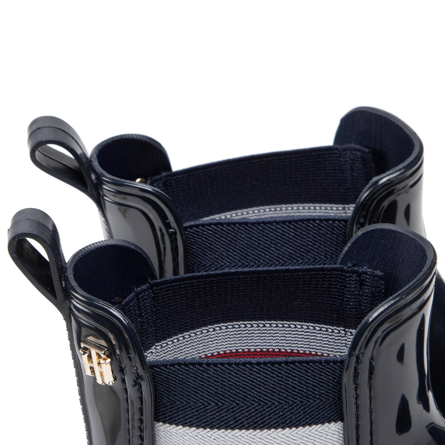 Tommy Hilfiger Holínky Corporate Ribbon Rainboot FW0FW05969 Tmavomodrá - Pepit.cz