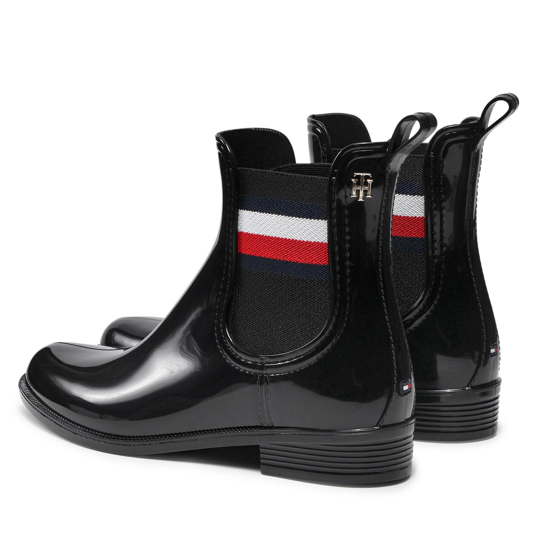 Tommy Hilfiger Holínky Corporate Ribbon Rainbot FW0FW05969 Černá - Pepit.cz