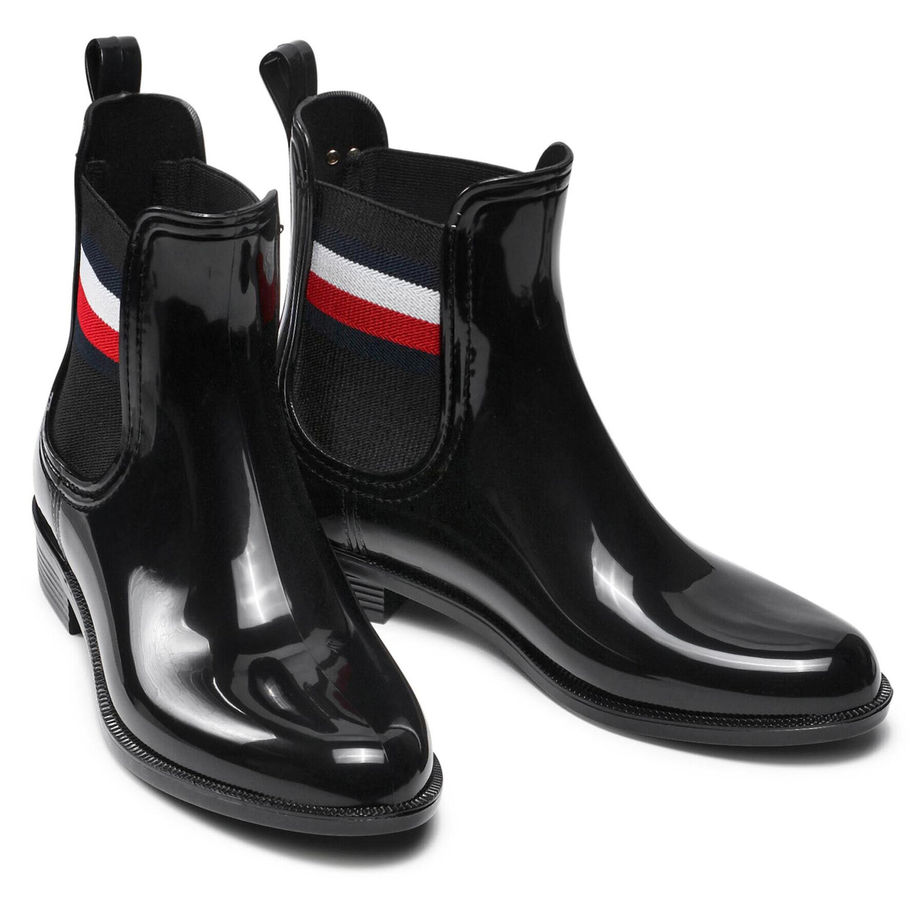 Tommy Hilfiger Holínky Corporate Ribbon Rainbot FW0FW05969 Černá - Pepit.cz