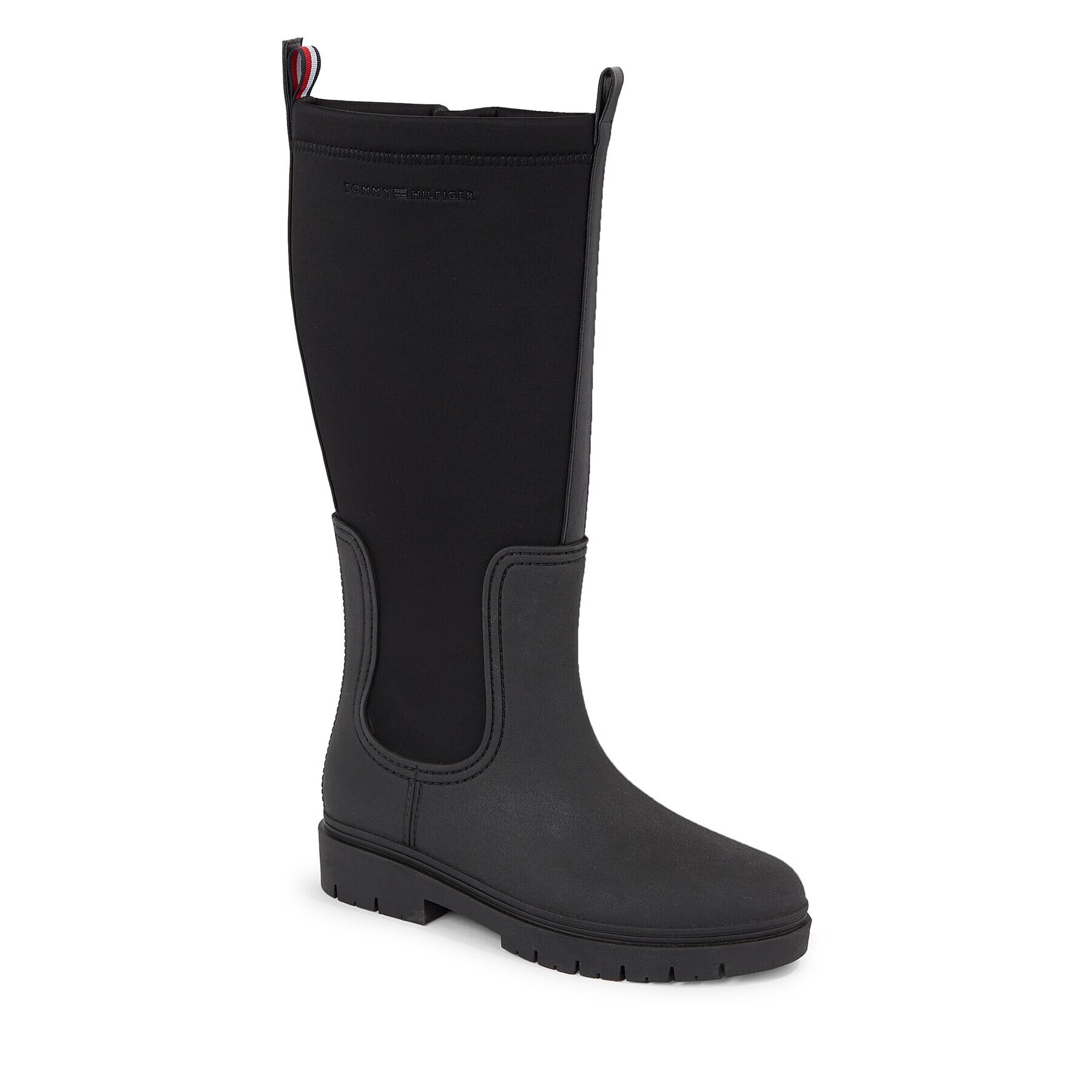 Tommy Hilfiger Holínky Essential Tommy Rainboot FW0FW07666 Černá - Pepit.cz