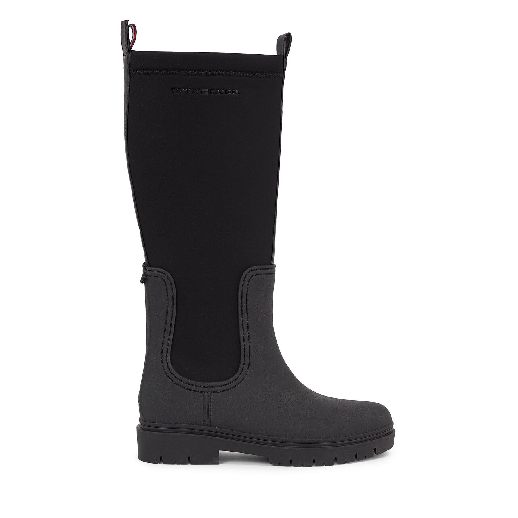 Tommy Hilfiger Holínky Essential Tommy Rainboot FW0FW07666 Černá - Pepit.cz