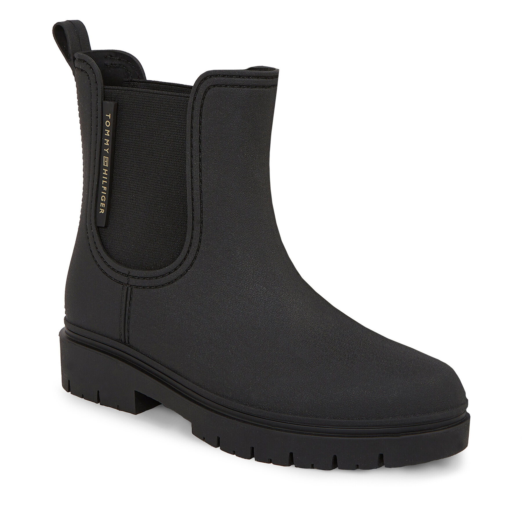 Tommy Hilfiger Holínky Essential Tommy Rainbootie FW0FW07471 Černá - Pepit.cz