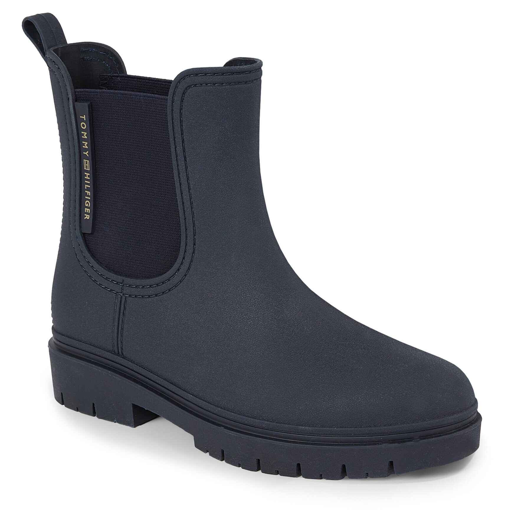 Tommy Hilfiger Holínky Essential Tommy Rainbootie FW0FW07471 Modrá - Pepit.cz