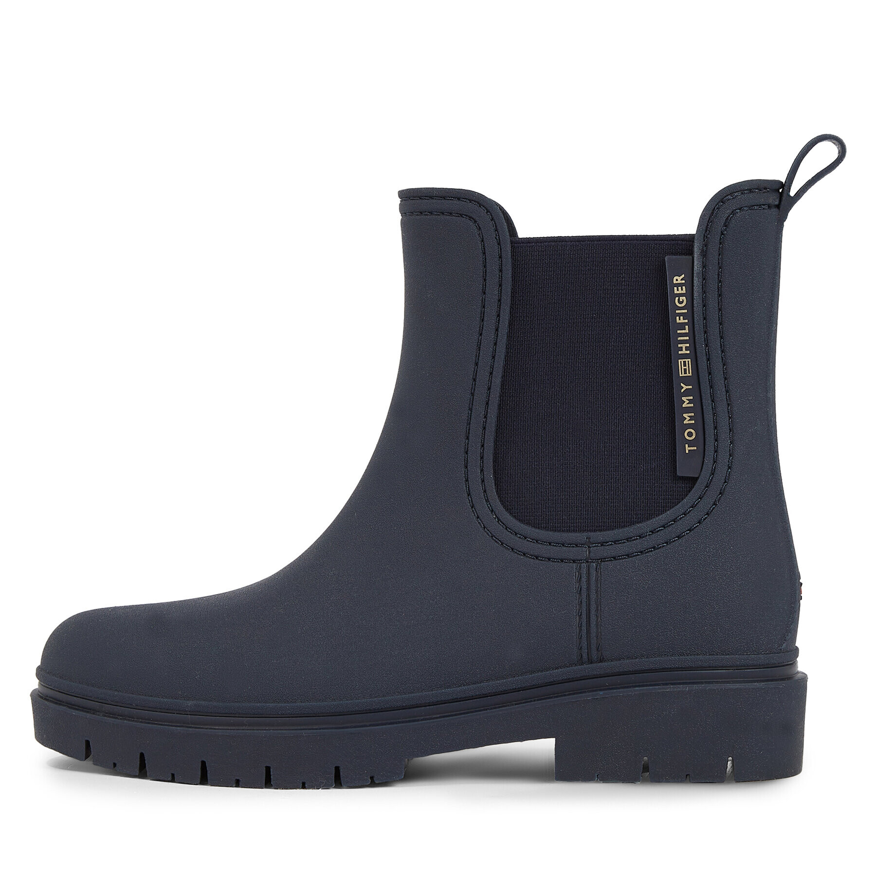 Tommy Hilfiger Holínky Essential Tommy Rainbootie FW0FW07471 Modrá - Pepit.cz