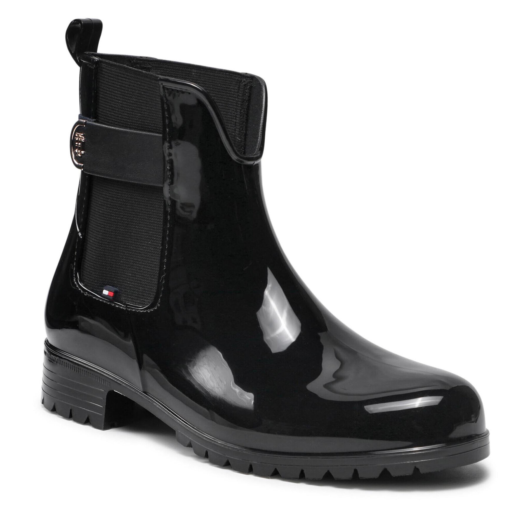 Tommy Hilfiger Holínky Hardware Rainboot FW0FW05968 Černá - Pepit.cz