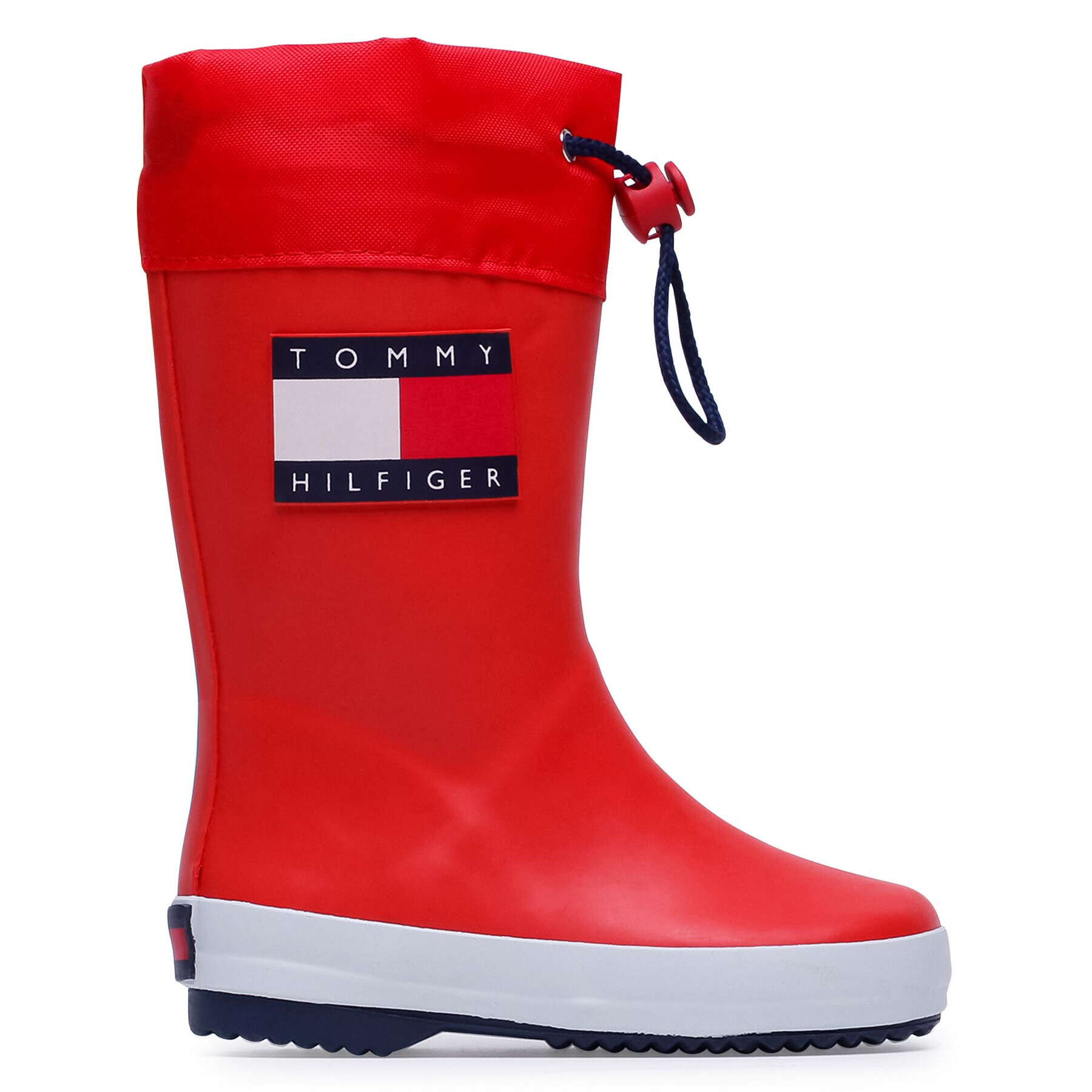 Tommy Hilfiger Holínky Rain Boot T3X6-30766-0047 M Červená - Pepit.cz