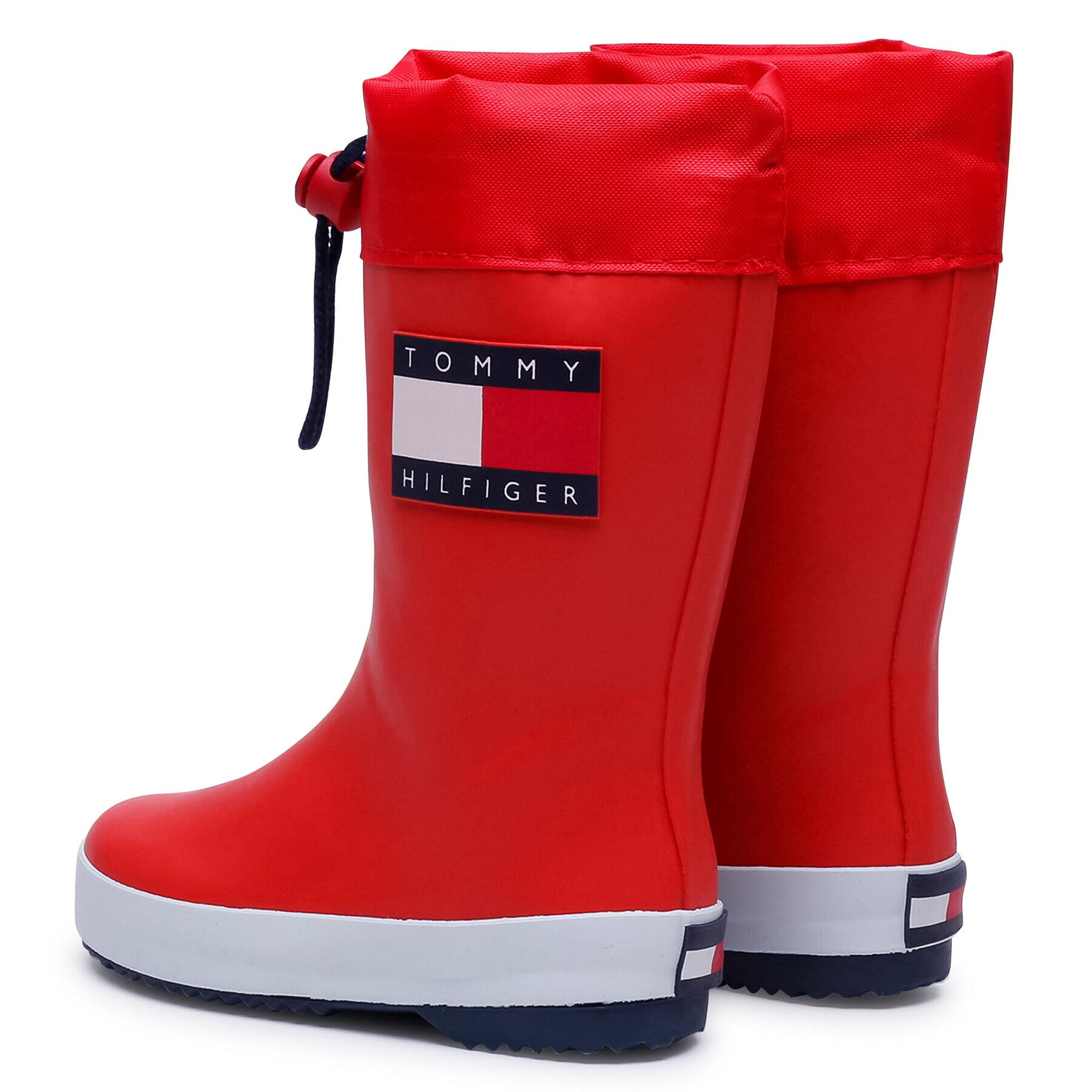 Tommy Hilfiger Holínky Rain Boot T3X6-30766-0047 M Červená - Pepit.cz