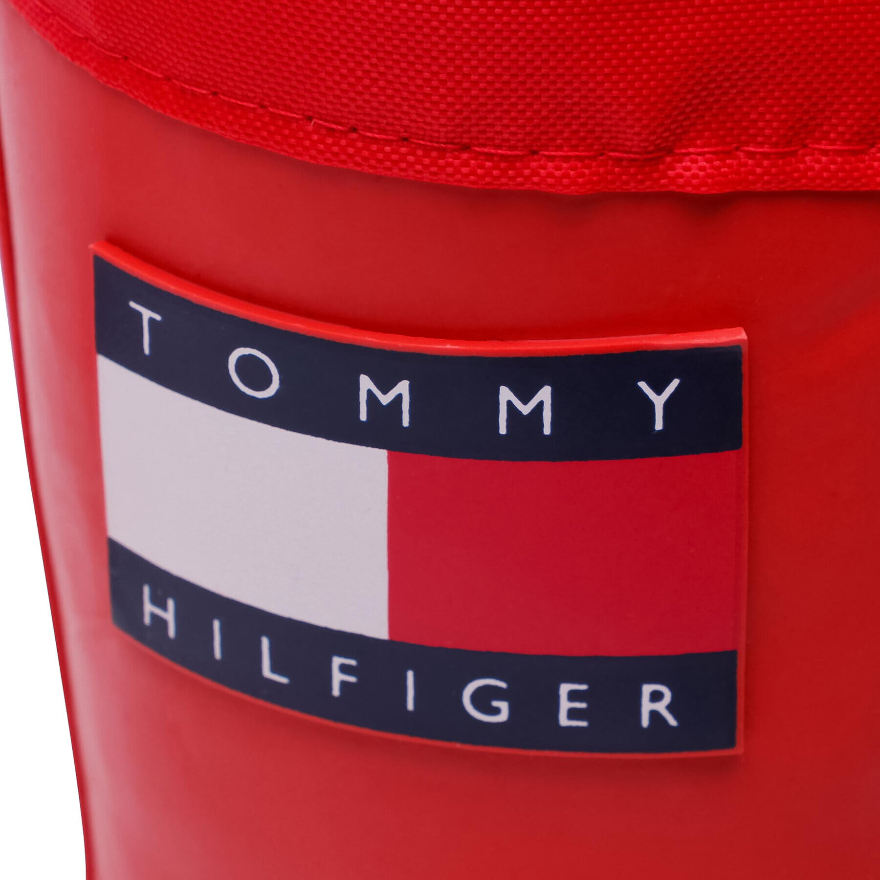 Tommy Hilfiger Holínky Rain Boot T3X6-30766-0047 M Červená - Pepit.cz