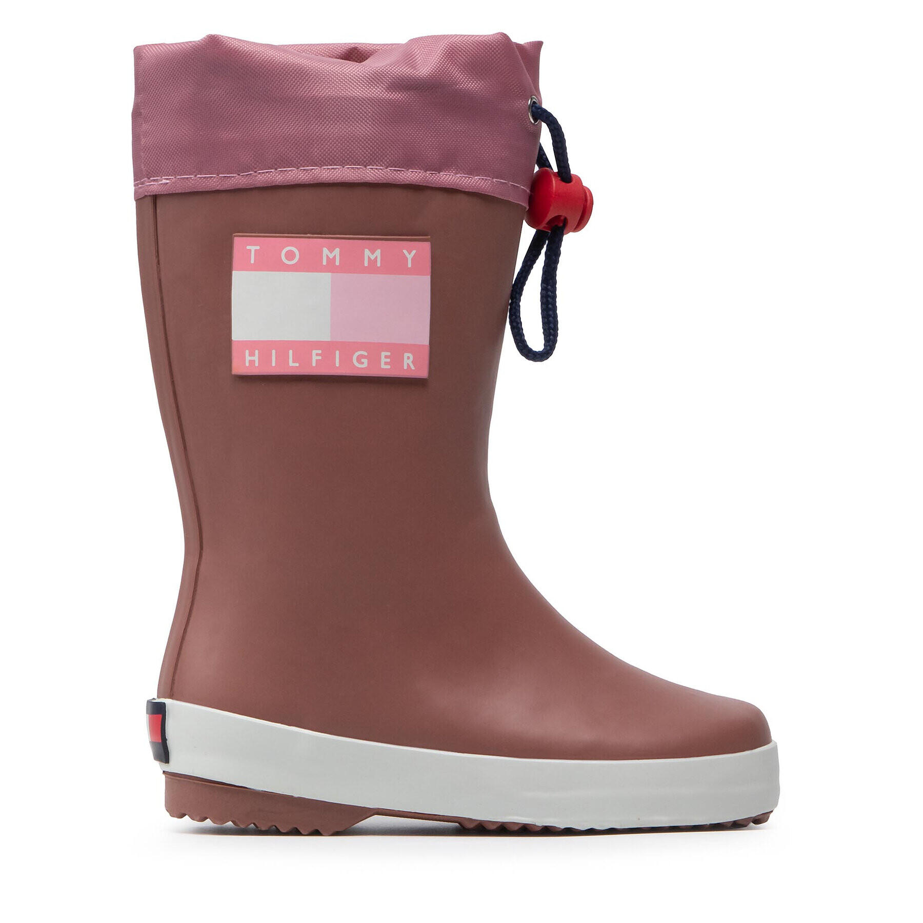 Tommy Hilfiger Holínky Rain Boot T3X6-30766-0047 M Růžová - Pepit.cz