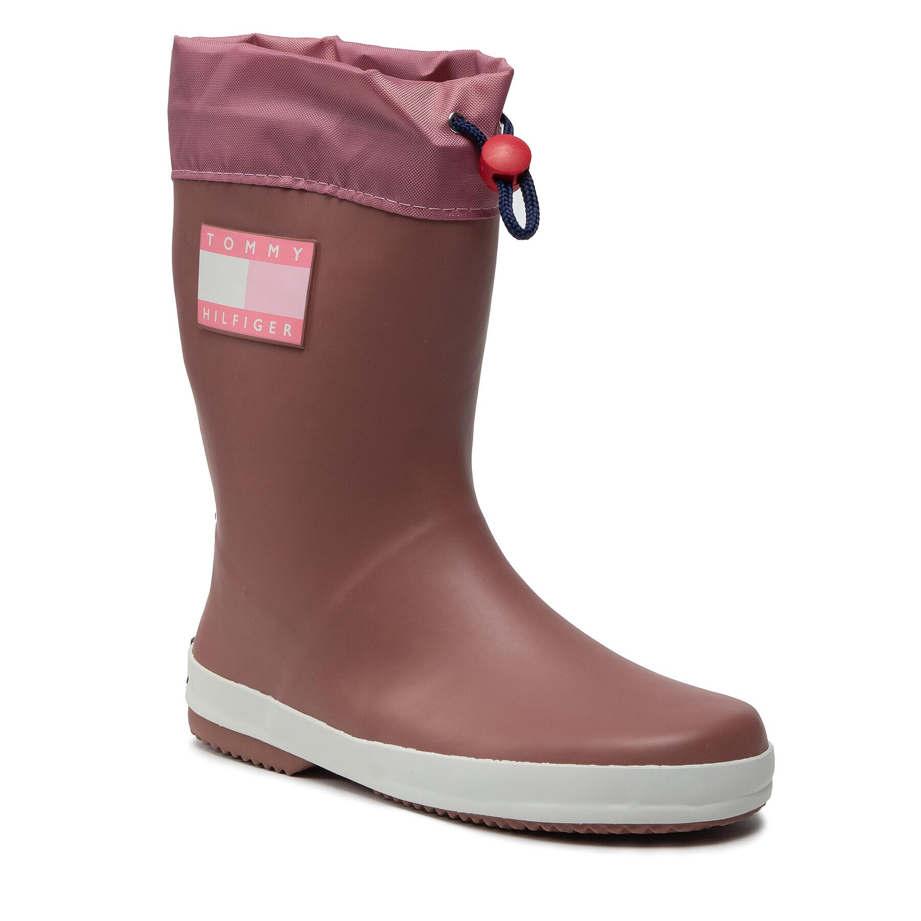 Tommy Hilfiger Holínky Rain Boot T3X6-30766-0047 S Růžová - Pepit.cz