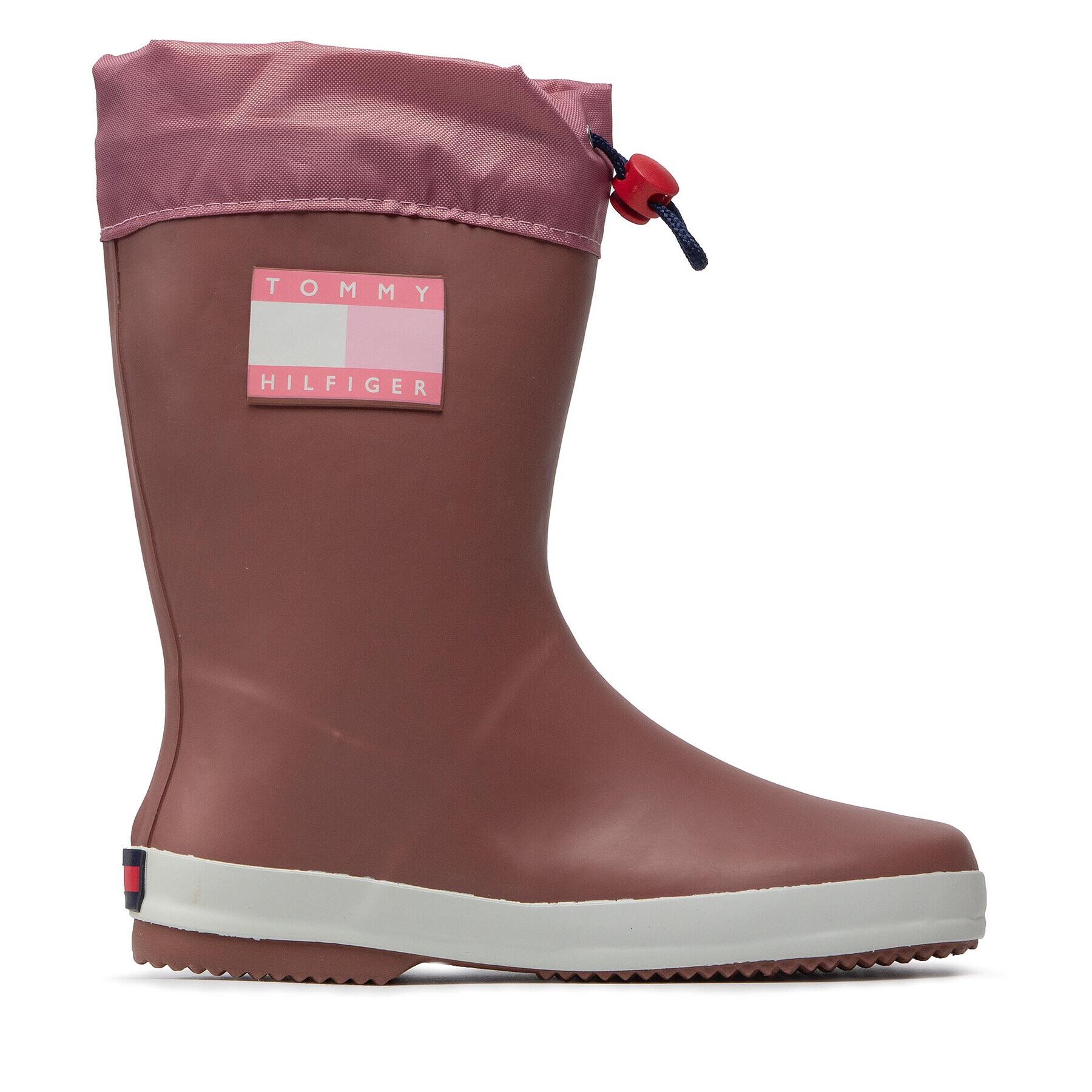 Tommy Hilfiger Holínky Rain Boot T3X6-30766-0047 S Růžová - Pepit.cz