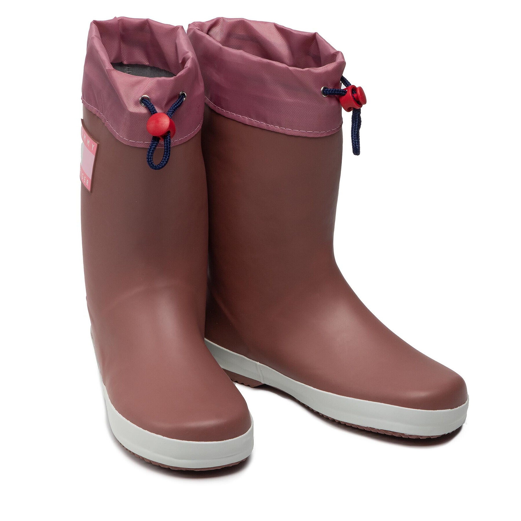 Tommy Hilfiger Holínky Rain Boot T3X6-30766-0047 S Růžová - Pepit.cz