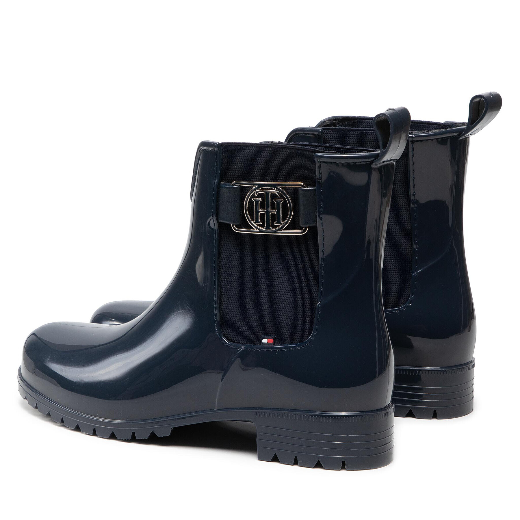 Tommy Hilfiger Holínky Th Hardware Rainboot FW0FW06129 Tmavomodrá - Pepit.cz