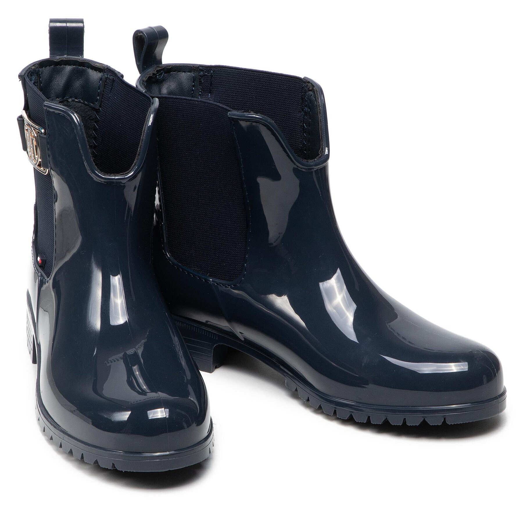 Tommy Hilfiger Holínky Th Hardware Rainboot FW0FW06129 Tmavomodrá - Pepit.cz