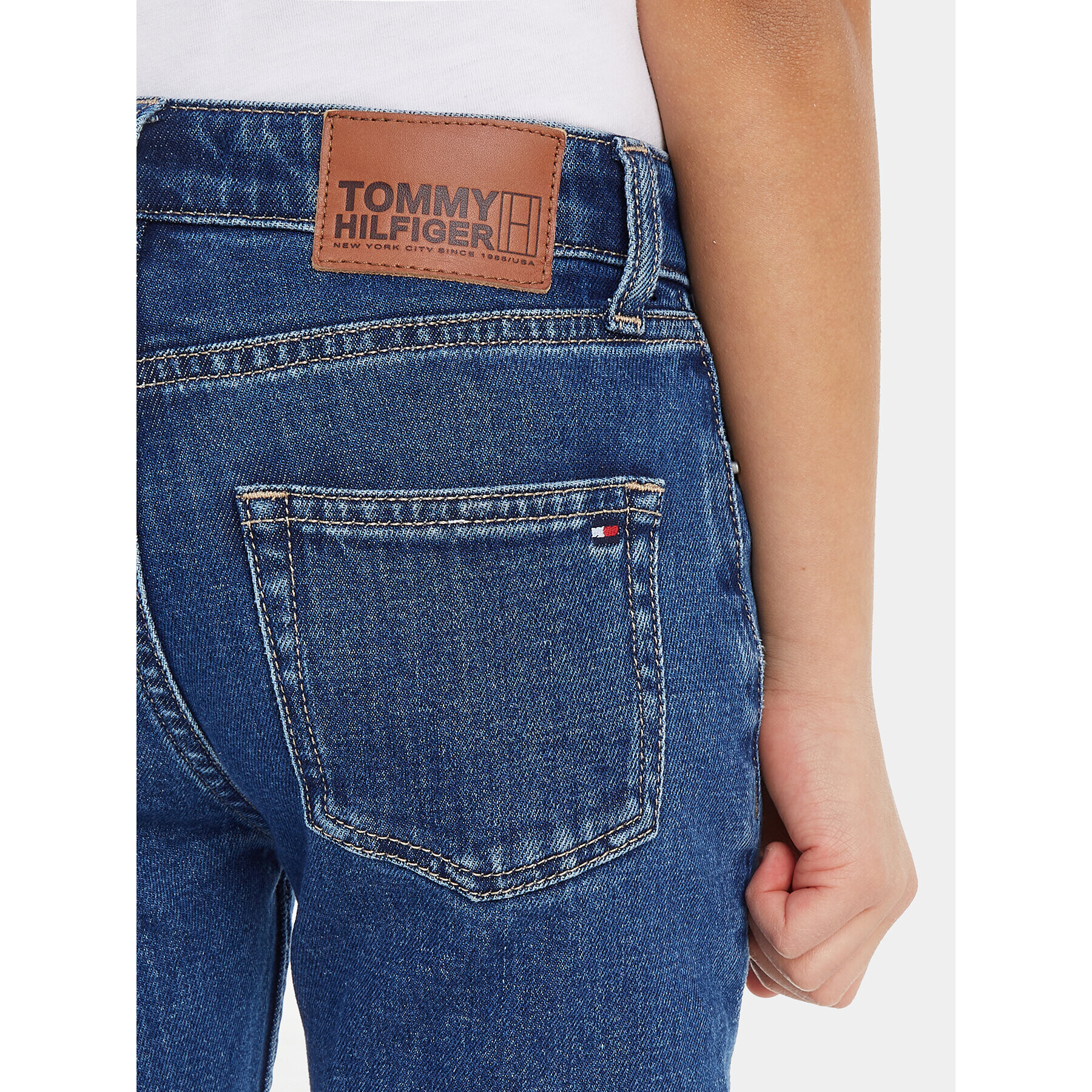 Tommy Hilfiger Jeansy Archive KB0KB08467 Tmavomodrá Slim Fit - Pepit.cz