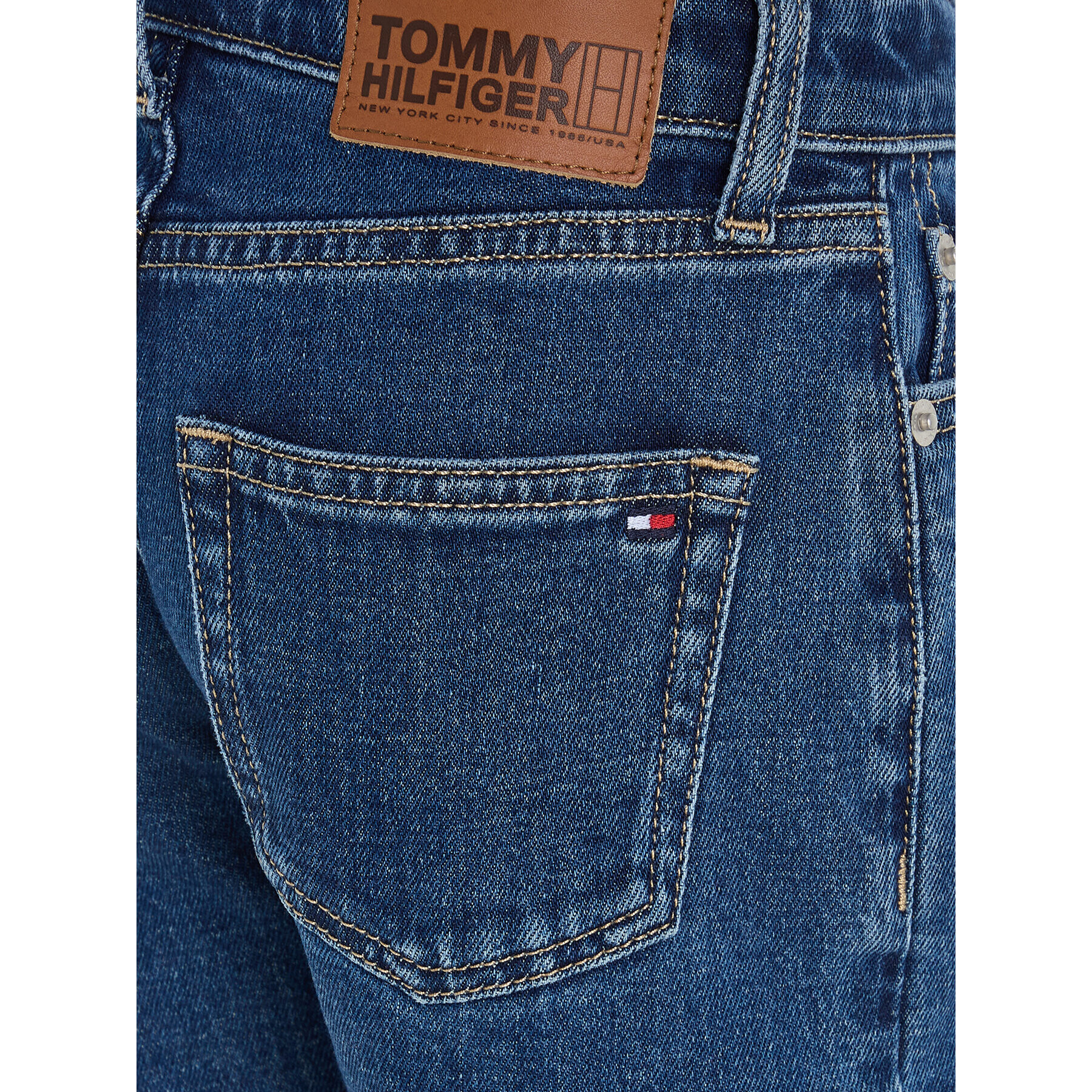 Tommy Hilfiger Jeansy Archive KB0KB08467 Tmavomodrá Slim Fit - Pepit.cz