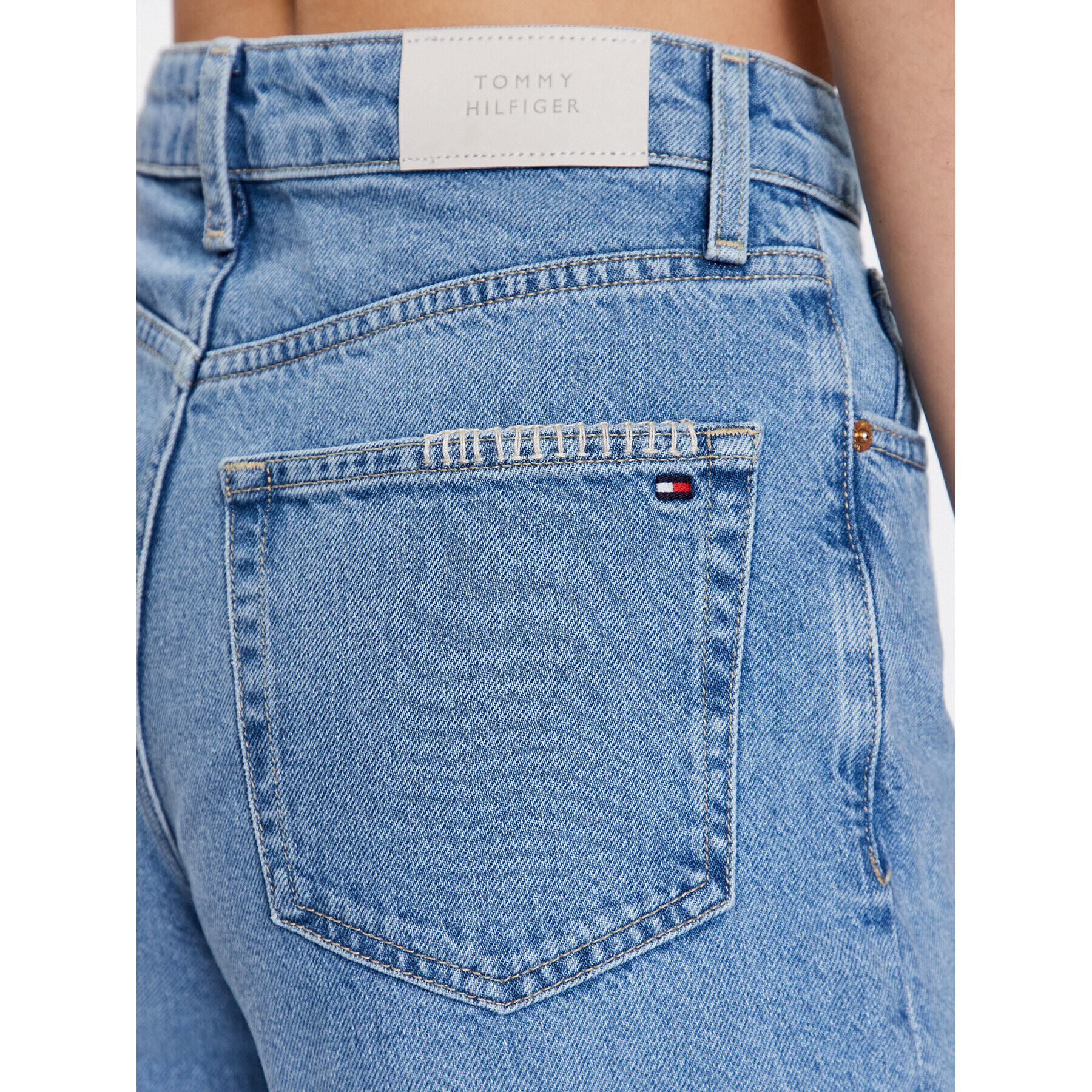 Tommy Hilfiger Jeansy Balloon WW0WW38162 Modrá Balloon Fit - Pepit.cz