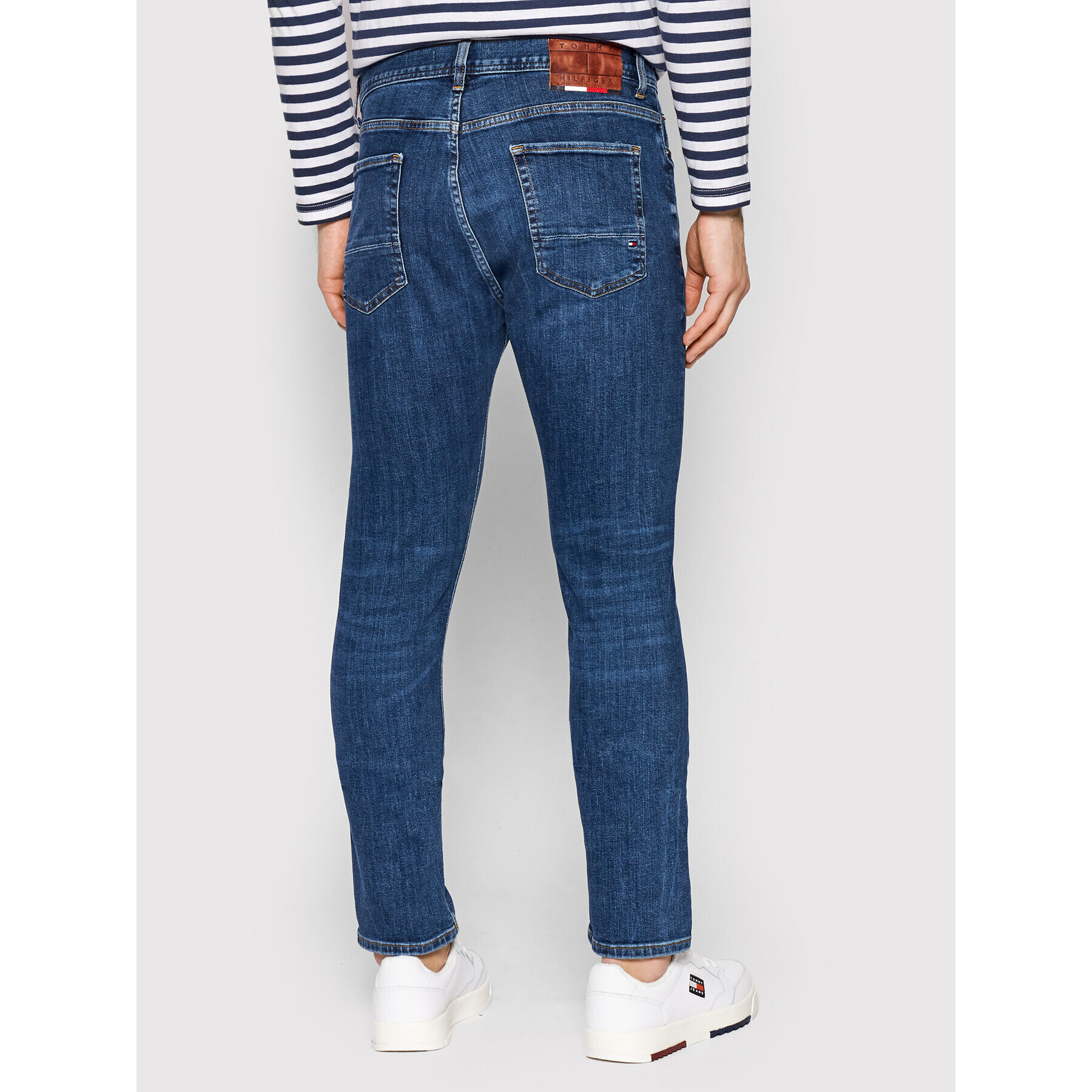 Tommy Hilfiger Jeansy Bleecker MW0MW18279 Tmavomodrá Slim Fit - Pepit.cz