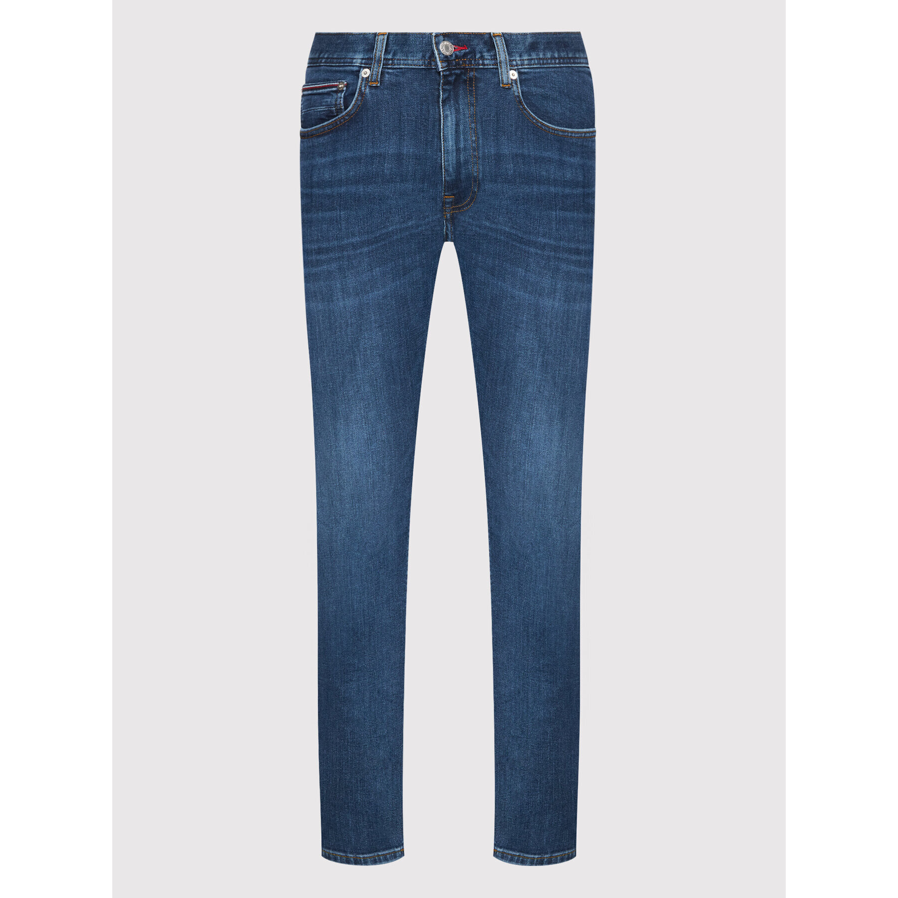 Tommy Hilfiger Jeansy Bleecker MW0MW18279 Tmavomodrá Slim Fit - Pepit.cz