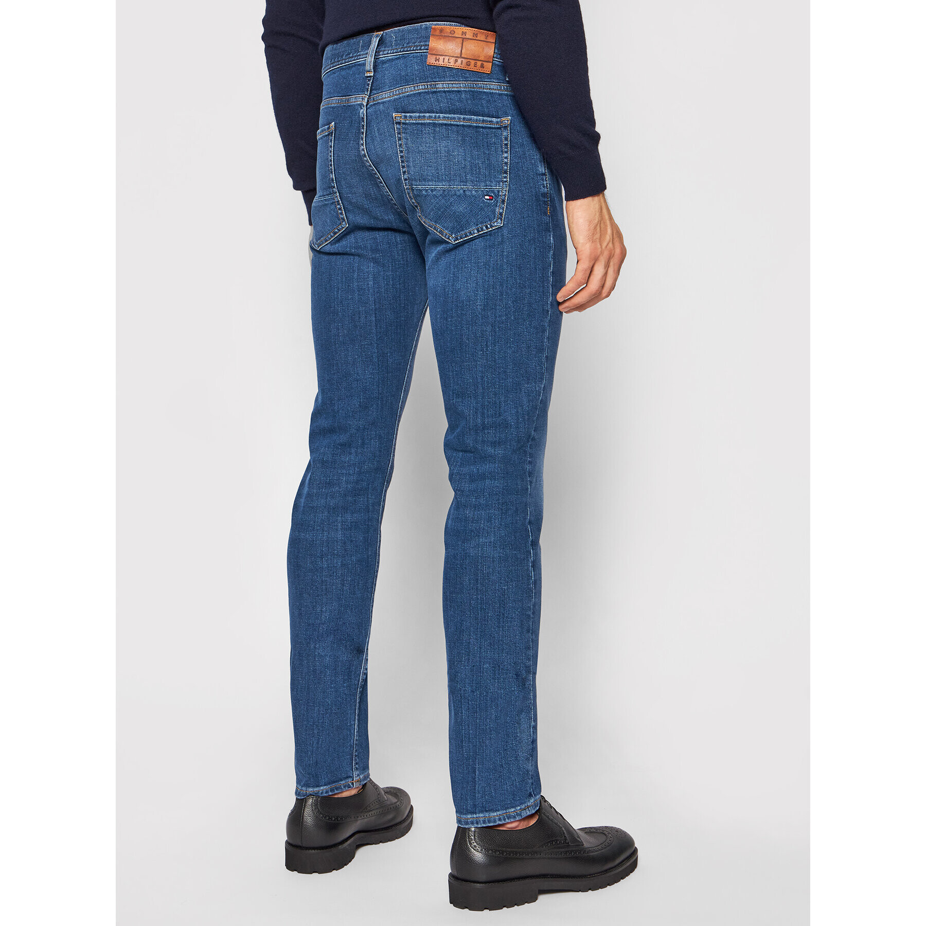 Tommy Hilfiger Jeansy Bleecker MW0MW18854 Tmavomodrá Slim Fit - Pepit.cz