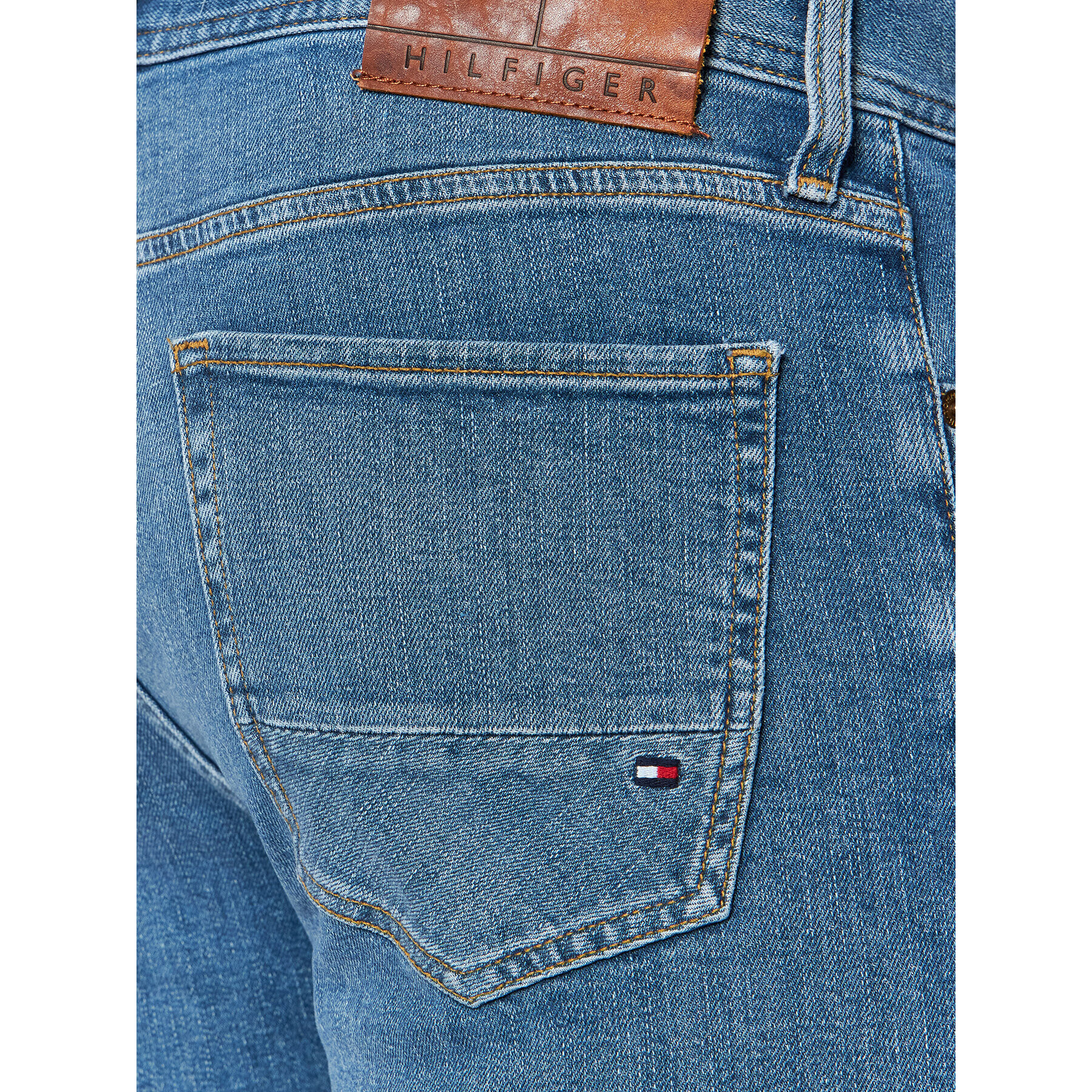 Tommy Hilfiger Jeansy Bleecker MW0MW19895 Modrá Slim Fit - Pepit.cz