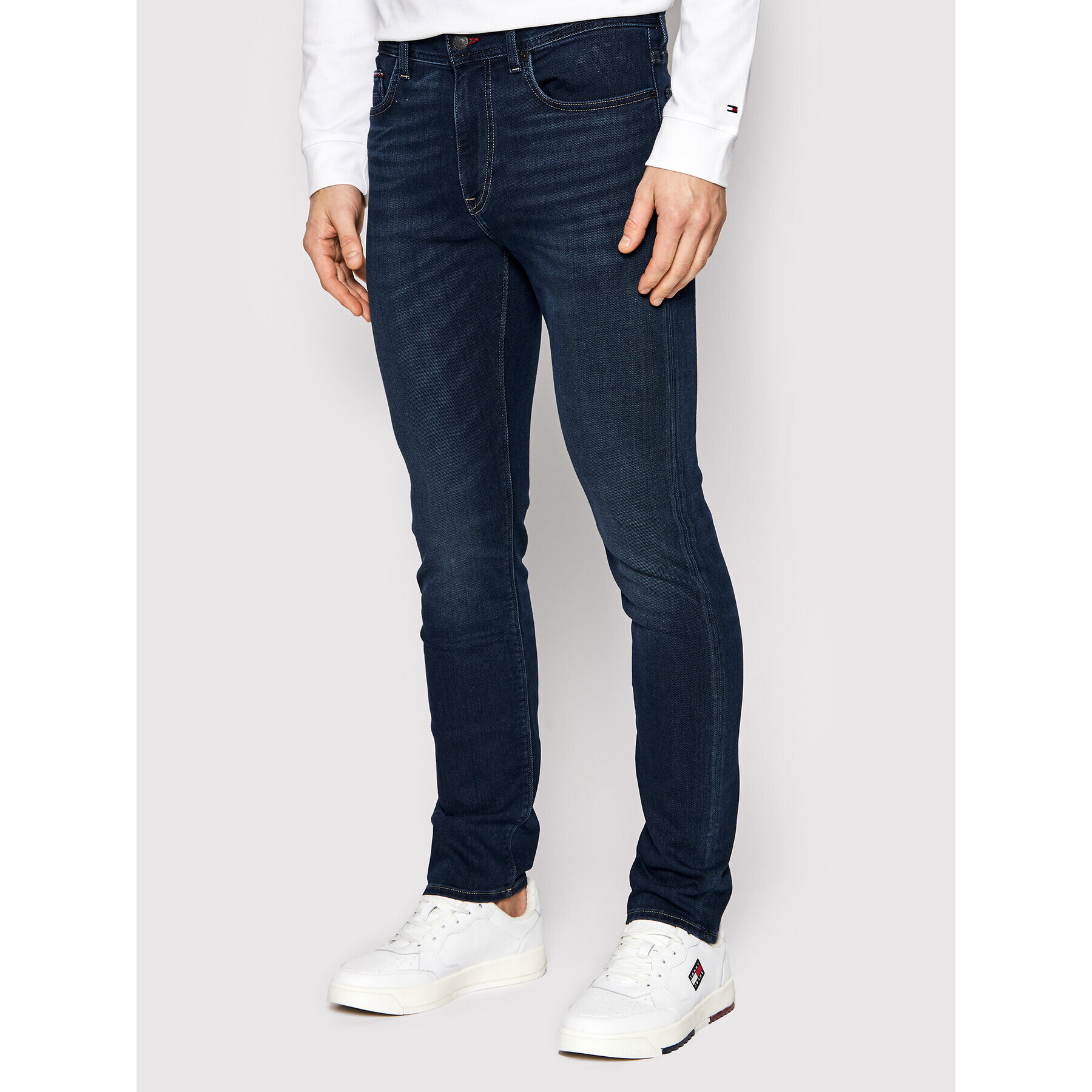 Tommy Hilfiger Jeansy Bleecker MW0MW21867 Tmavomodrá Slim Fit - Pepit.cz