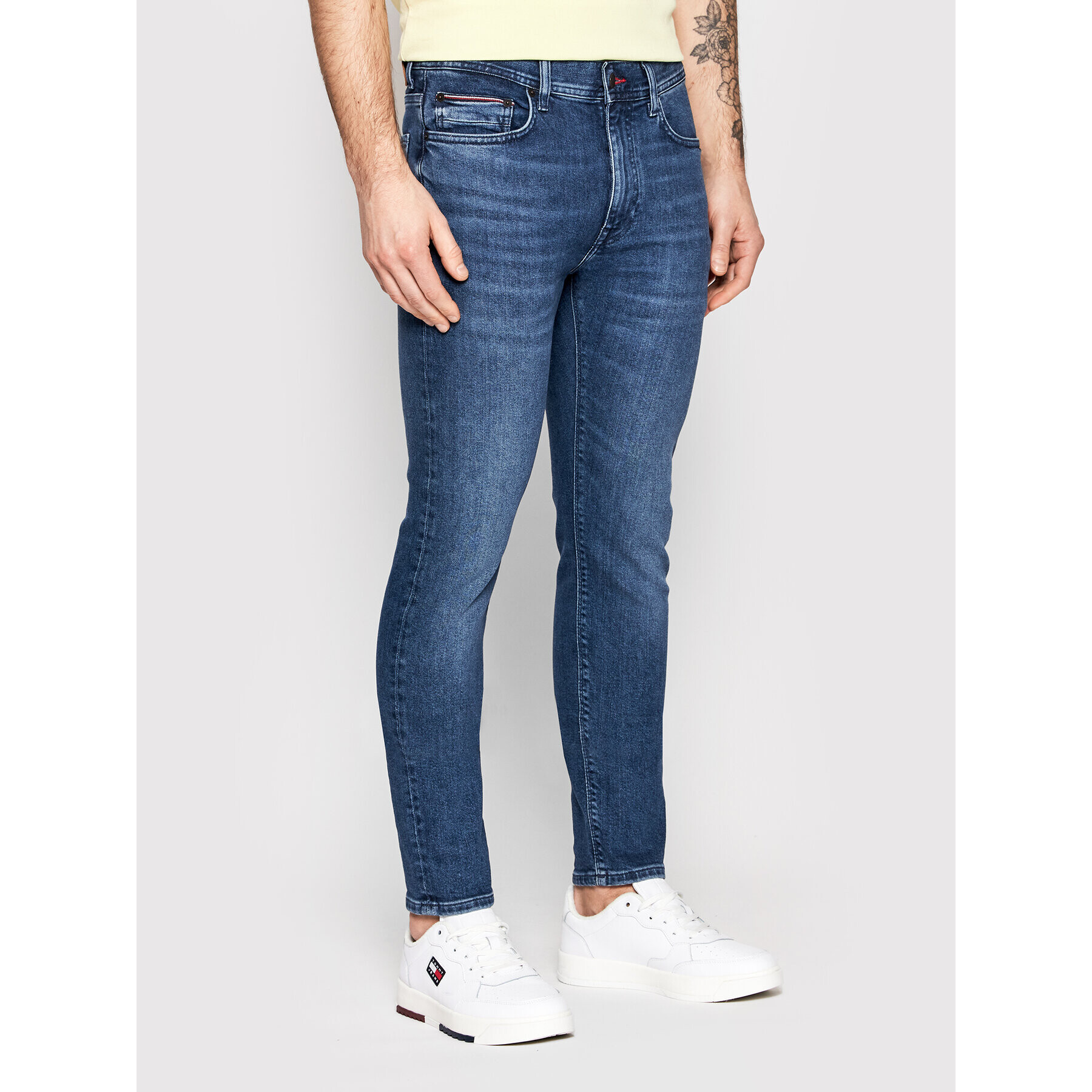 Tommy Hilfiger Jeansy Bleecker MW0MW23626 Modrá Slim Fit - Pepit.cz