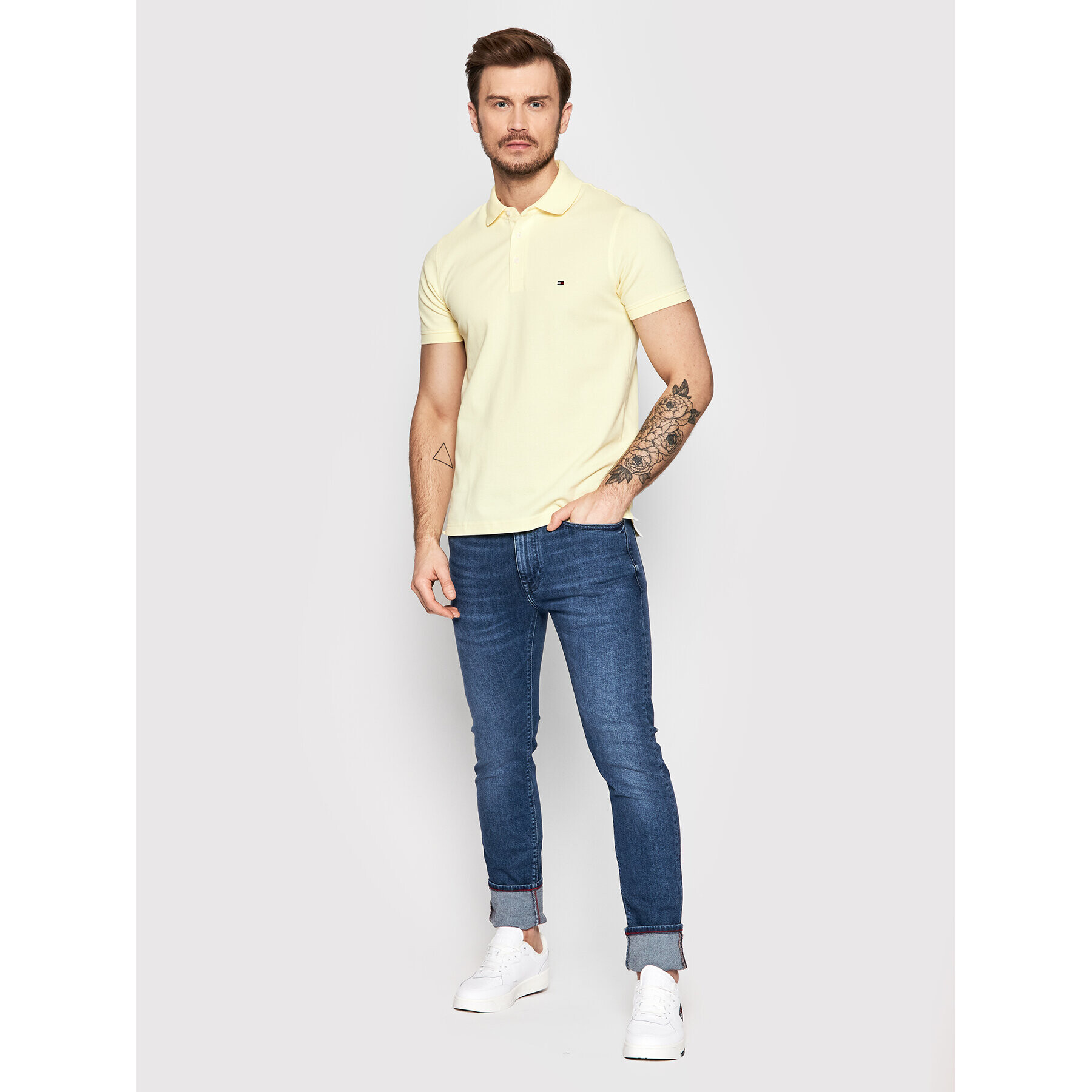 Tommy Hilfiger Jeansy Bleecker MW0MW23626 Modrá Slim Fit - Pepit.cz