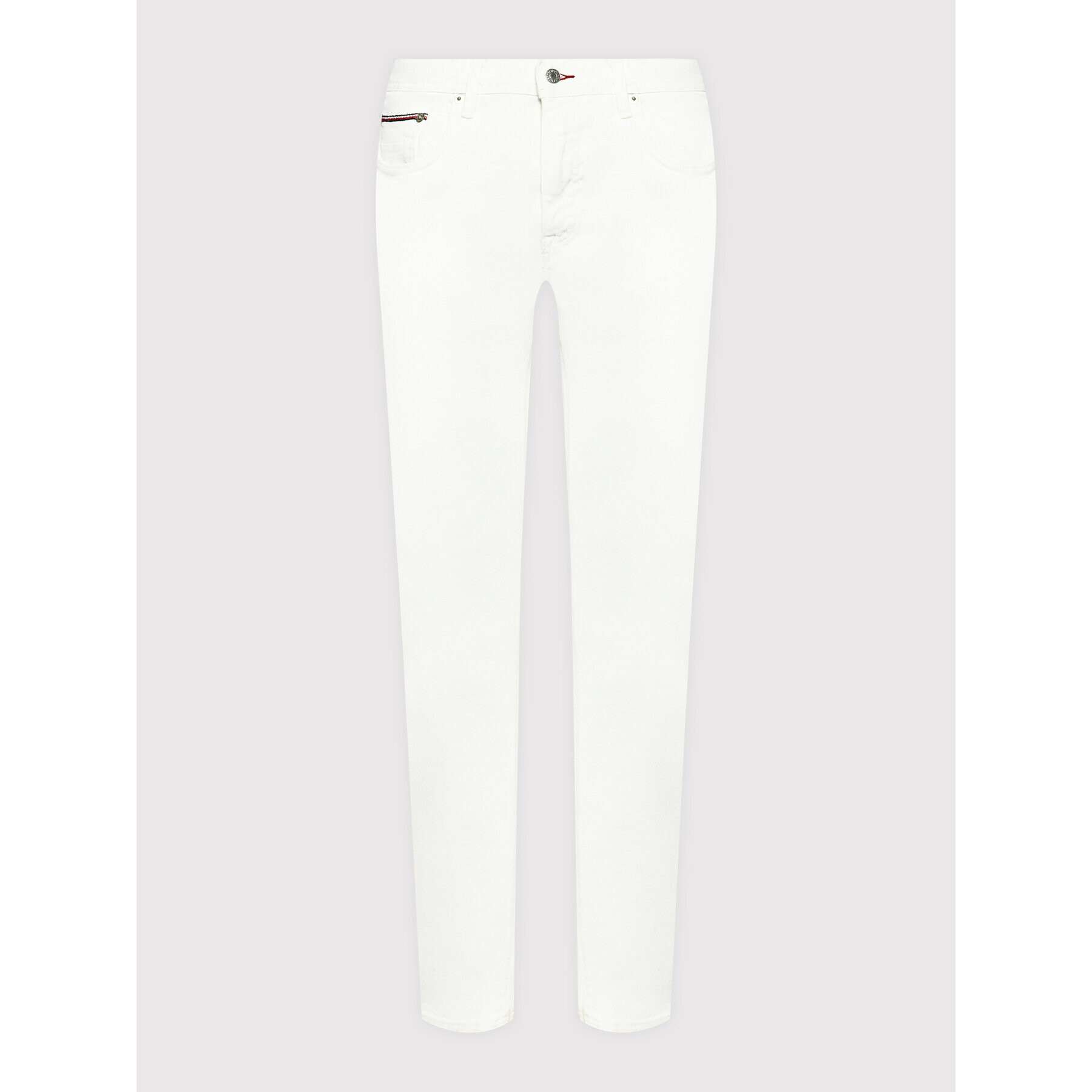 Tommy Hilfiger Jeansy Bleecker MW0MW23693 Bílá Slim Fit - Pepit.cz