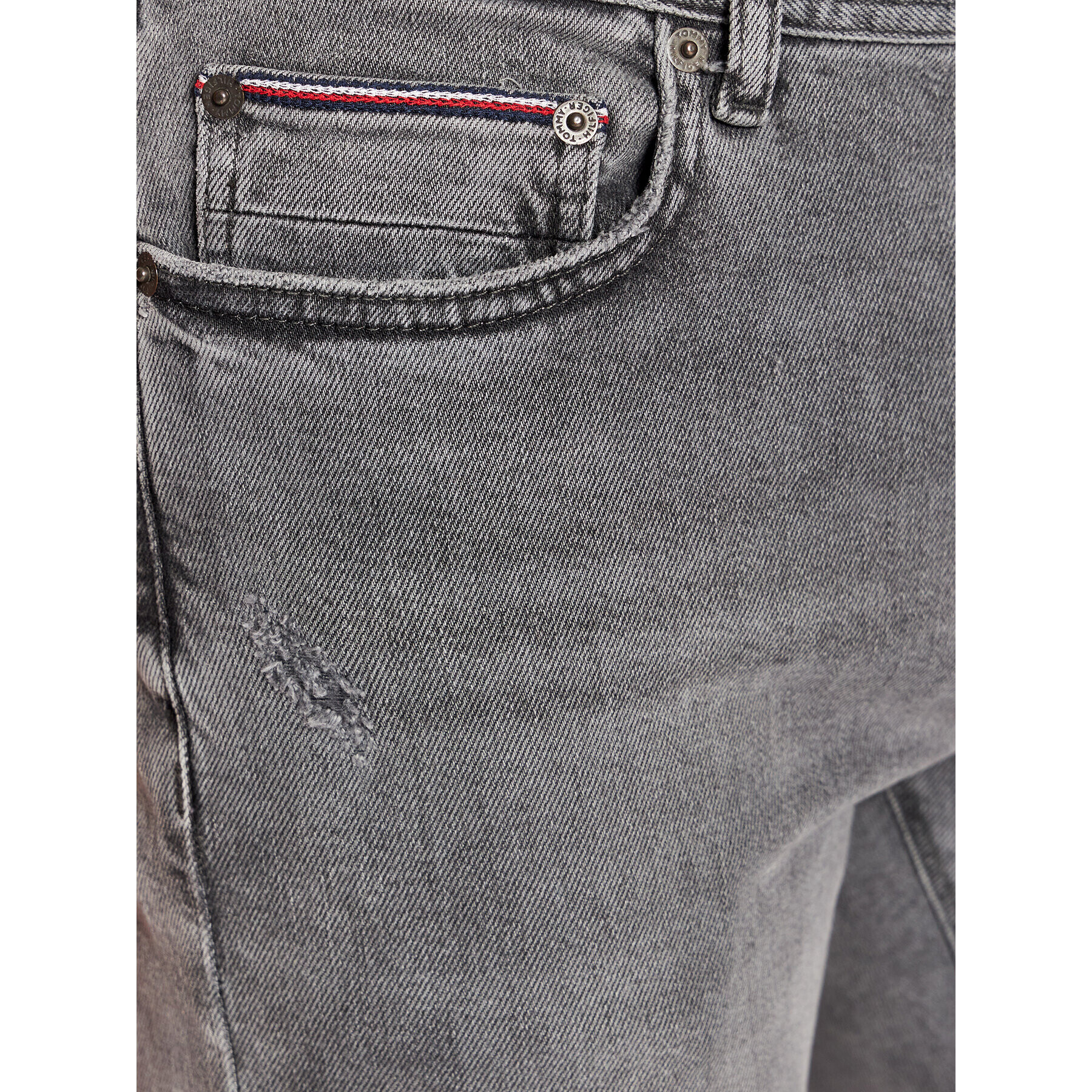 Tommy Hilfiger Jeansy Bleecker MW0MW26539 Šedá Slim Fit - Pepit.cz