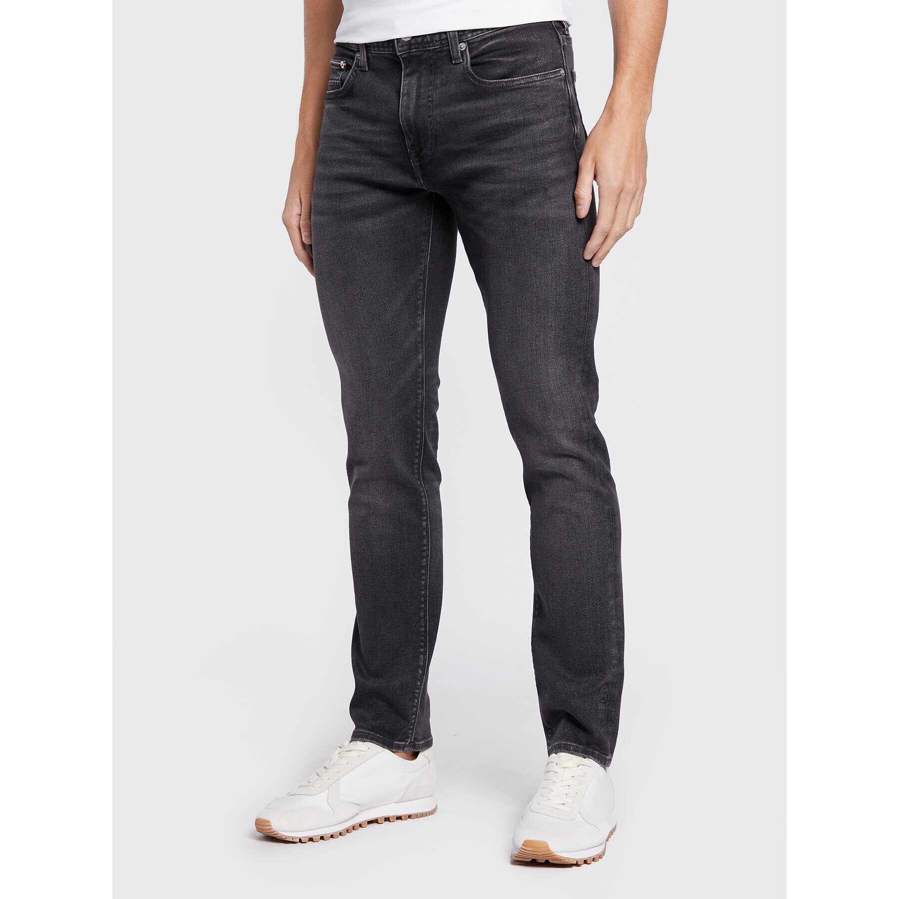 Tommy Hilfiger Jeansy Bleecker MW0MW28620 Černá Slim Fit - Pepit.cz