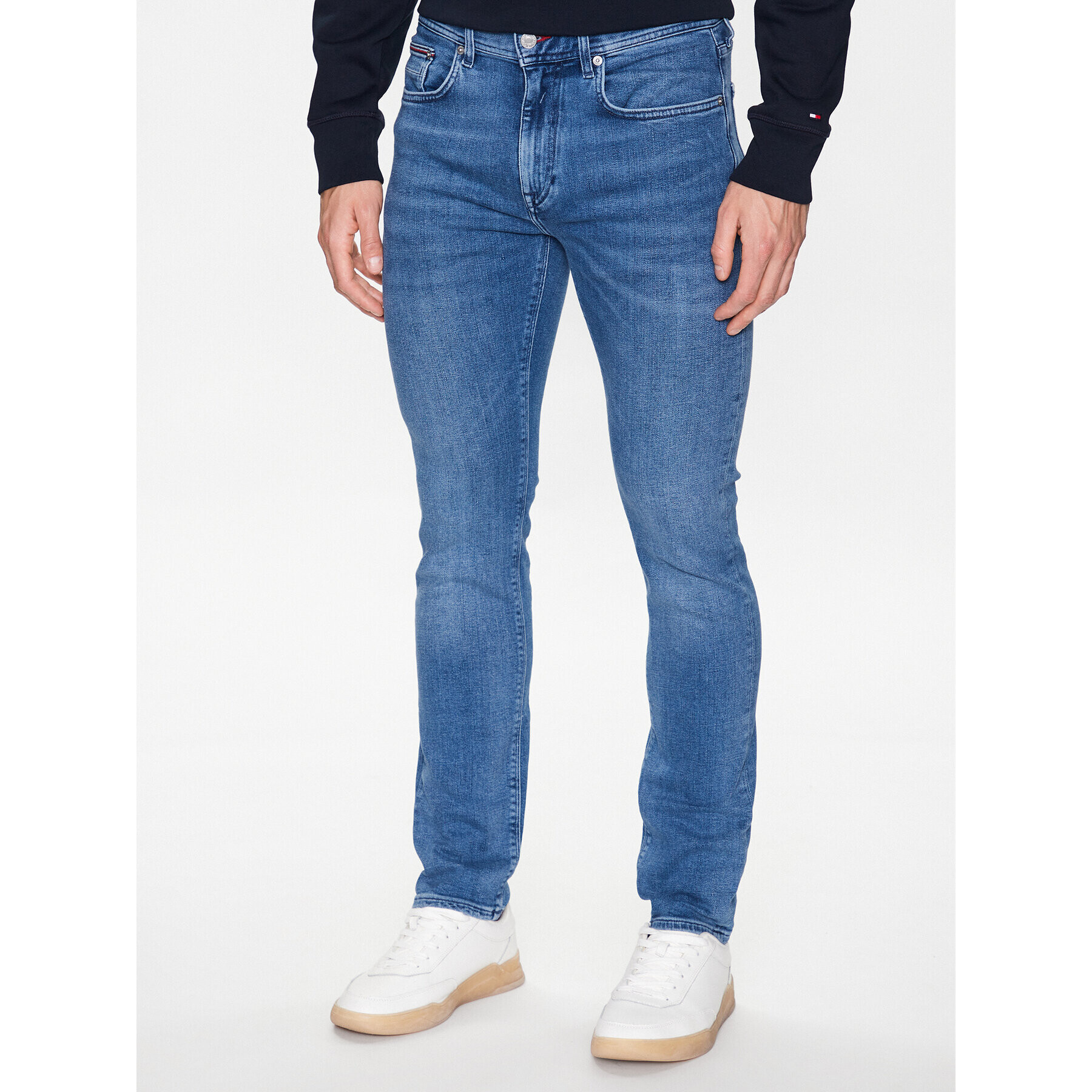 Tommy Hilfiger Jeansy Bleecker MW0MW31093 Modrá Slim Fit - Pepit.cz