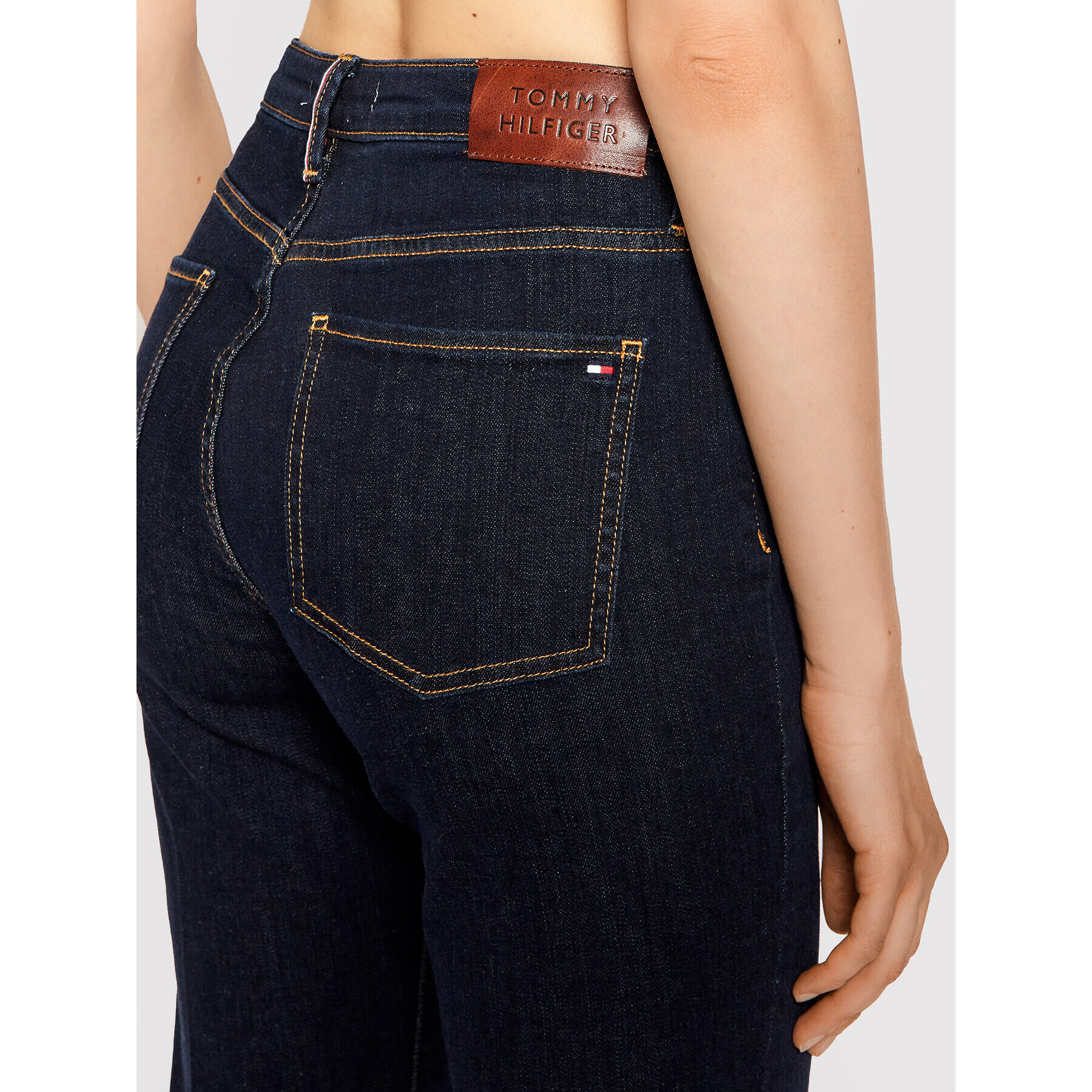 Tommy Hilfiger Jeansy Chrissy WW0WW30009 Tmavomodrá Bootcut Fit - Pepit.cz