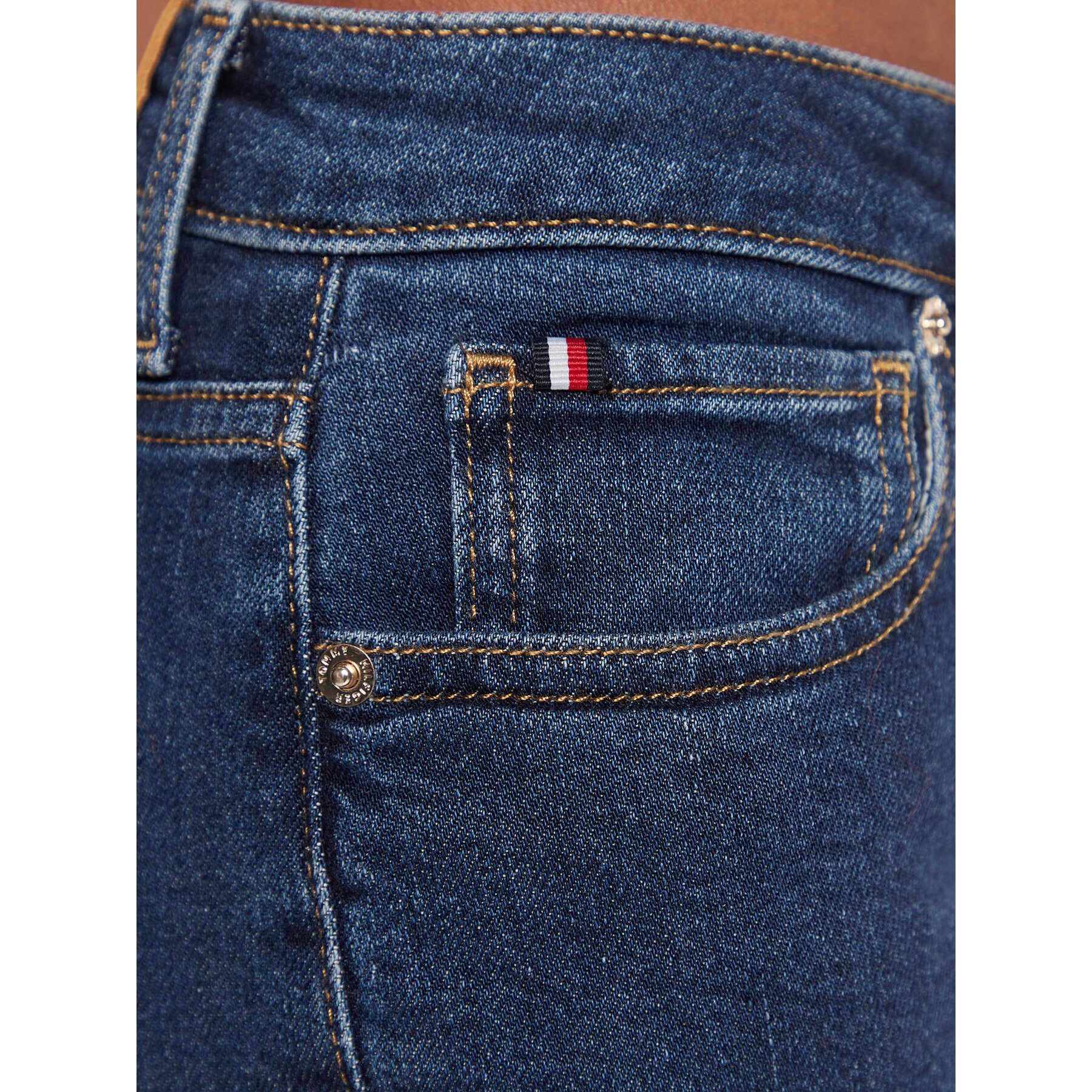 Tommy Hilfiger Jeansy Cigarette WW0WW36342 Tmavomodrá Slim Fit - Pepit.cz