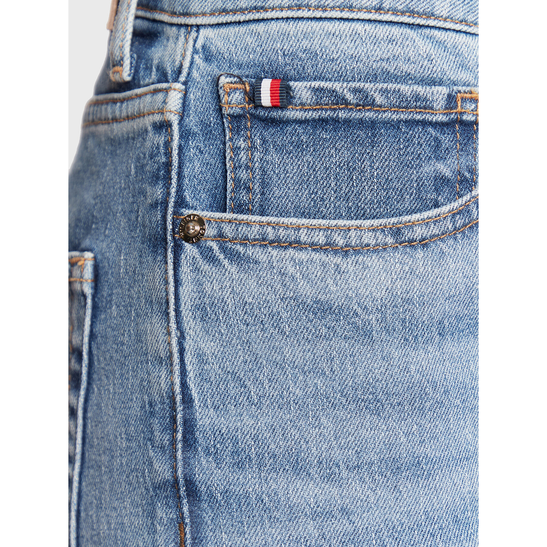 Tommy Hilfiger Jeansy Cigarette WW0WW36346 Modrá Slim Fit - Pepit.cz