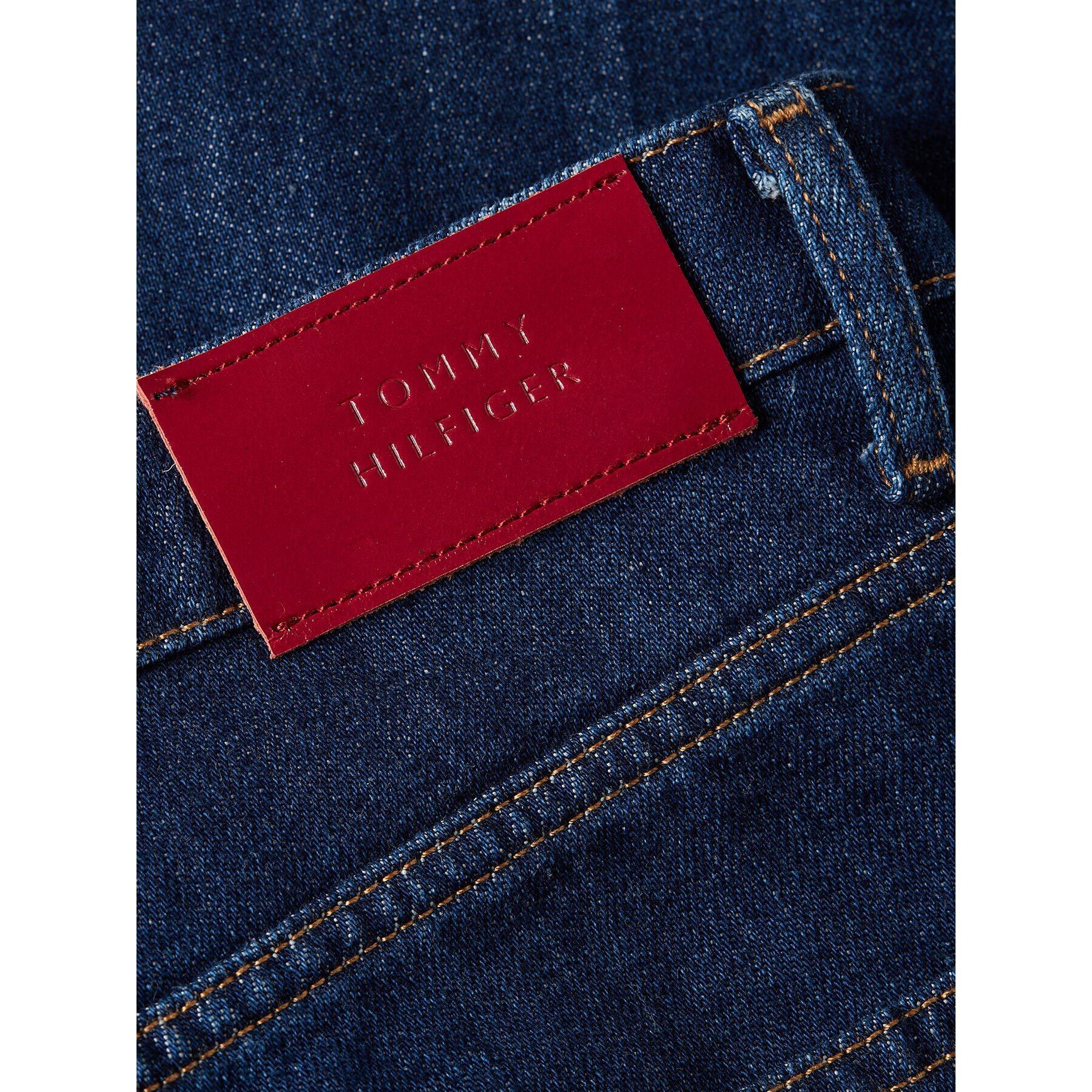 Tommy Hilfiger Jeansy Classic WW0WW39373 Tmavomodrá Straight Fit - Pepit.cz