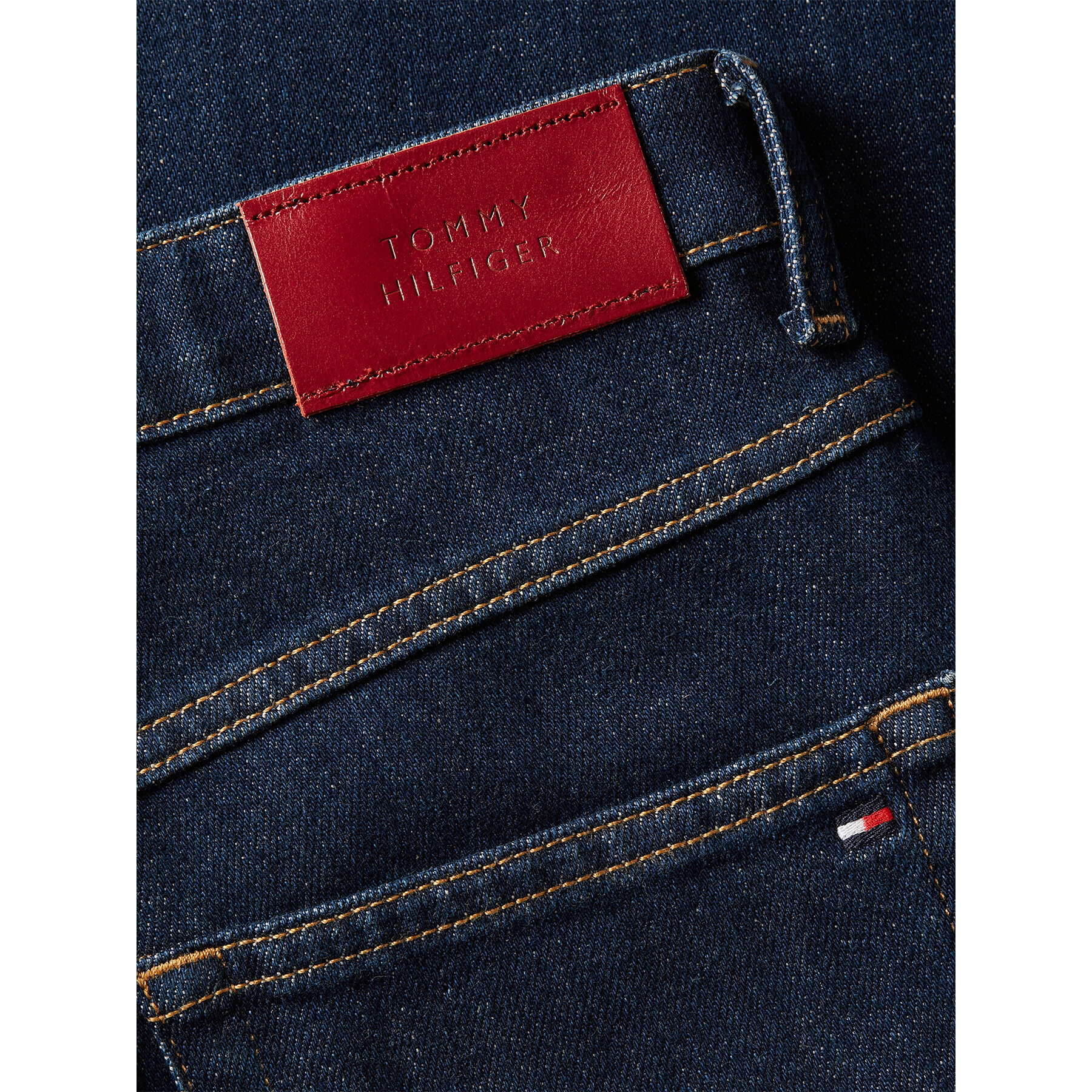 Tommy Hilfiger Jeansy Classic WW0WW39612 Tmavomodrá Straight Fit - Pepit.cz