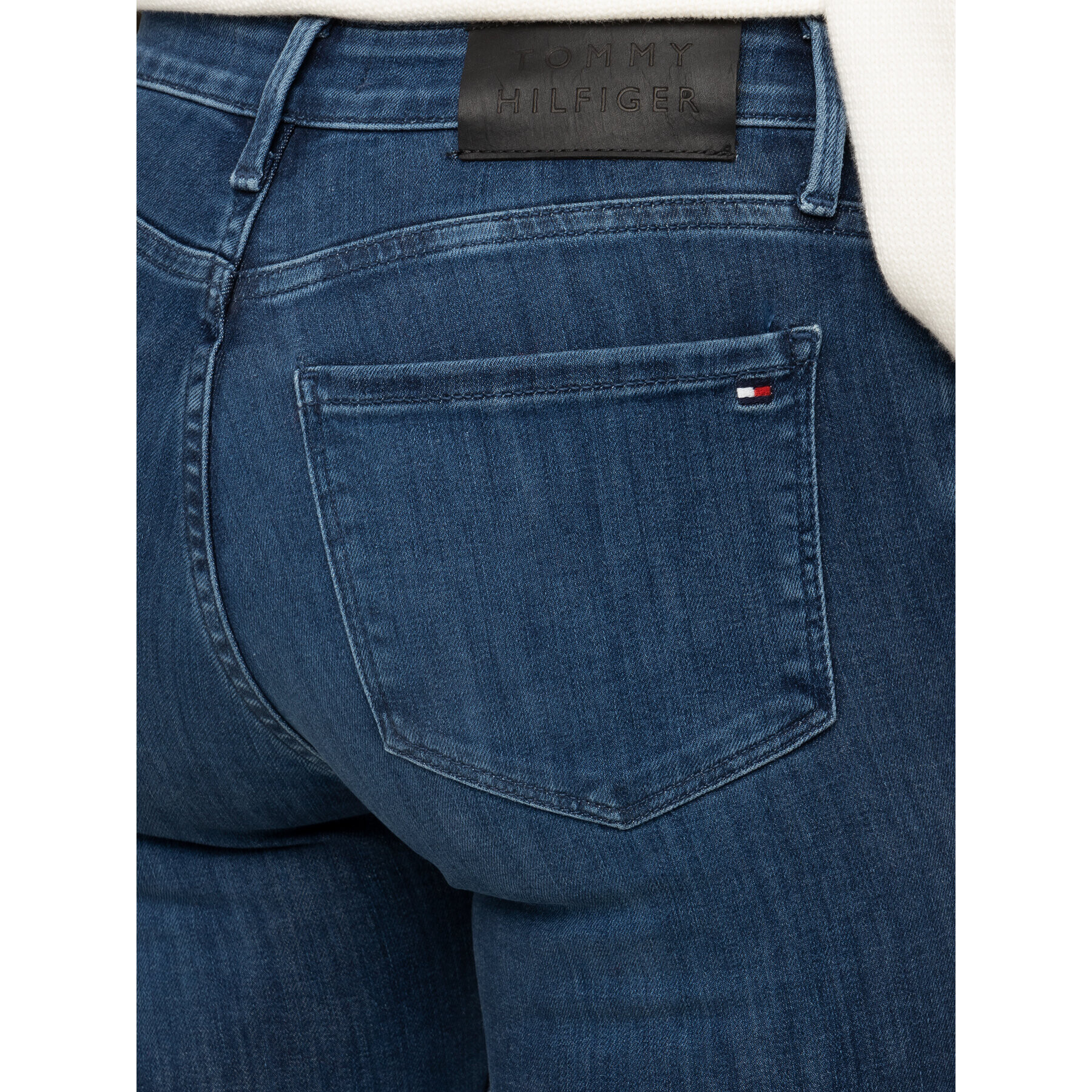 Tommy Hilfiger Jeansy Como WW0WW26469 Tmavomodrá Skinny Fit - Pepit.cz