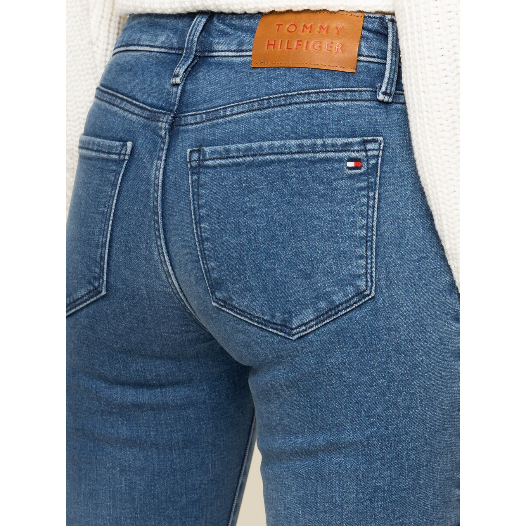 Tommy Hilfiger Jeansy Como WW0WW26489 Modrá Skinny Fit - Pepit.cz