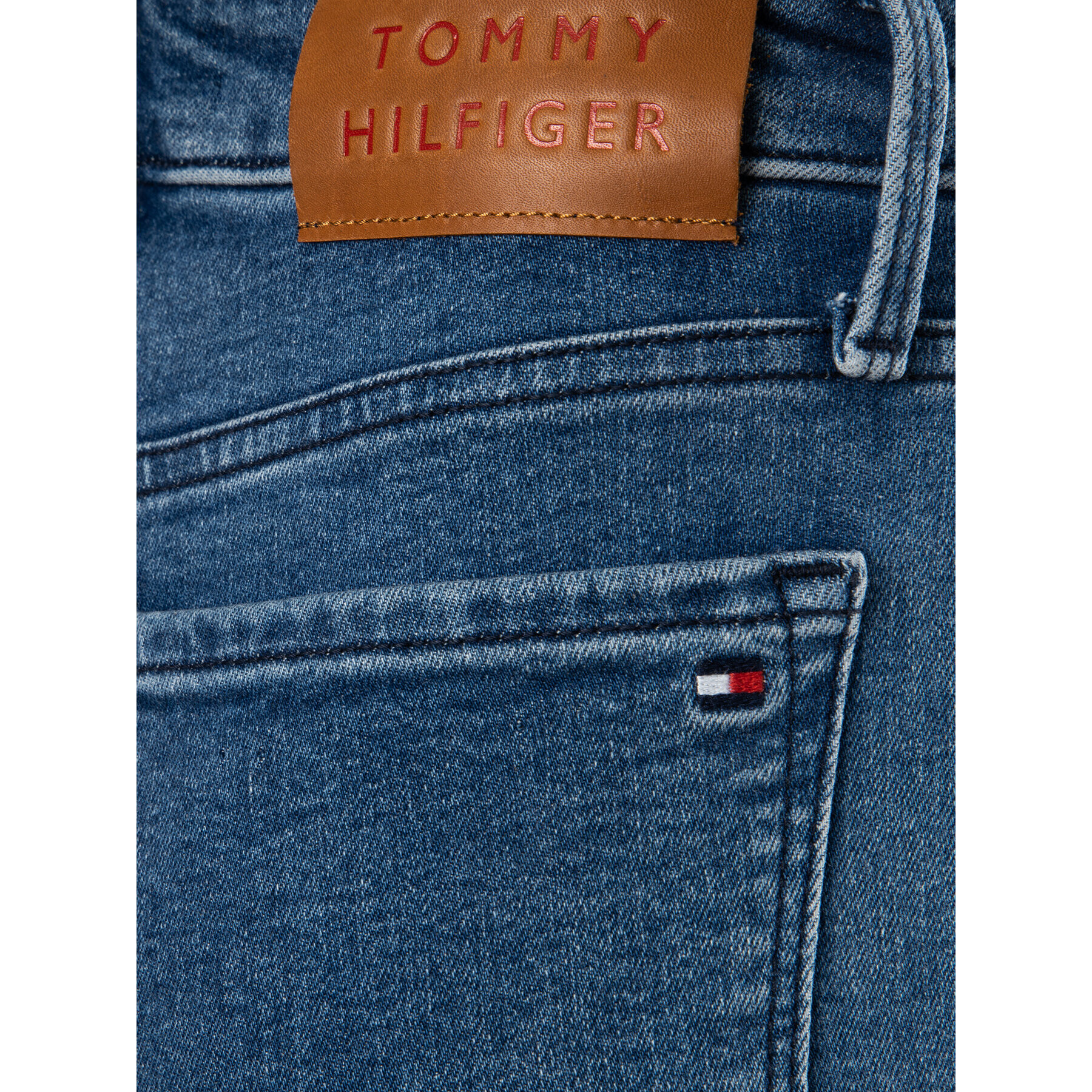 Tommy Hilfiger Jeansy Como WW0WW26489 Modrá Skinny Fit - Pepit.cz