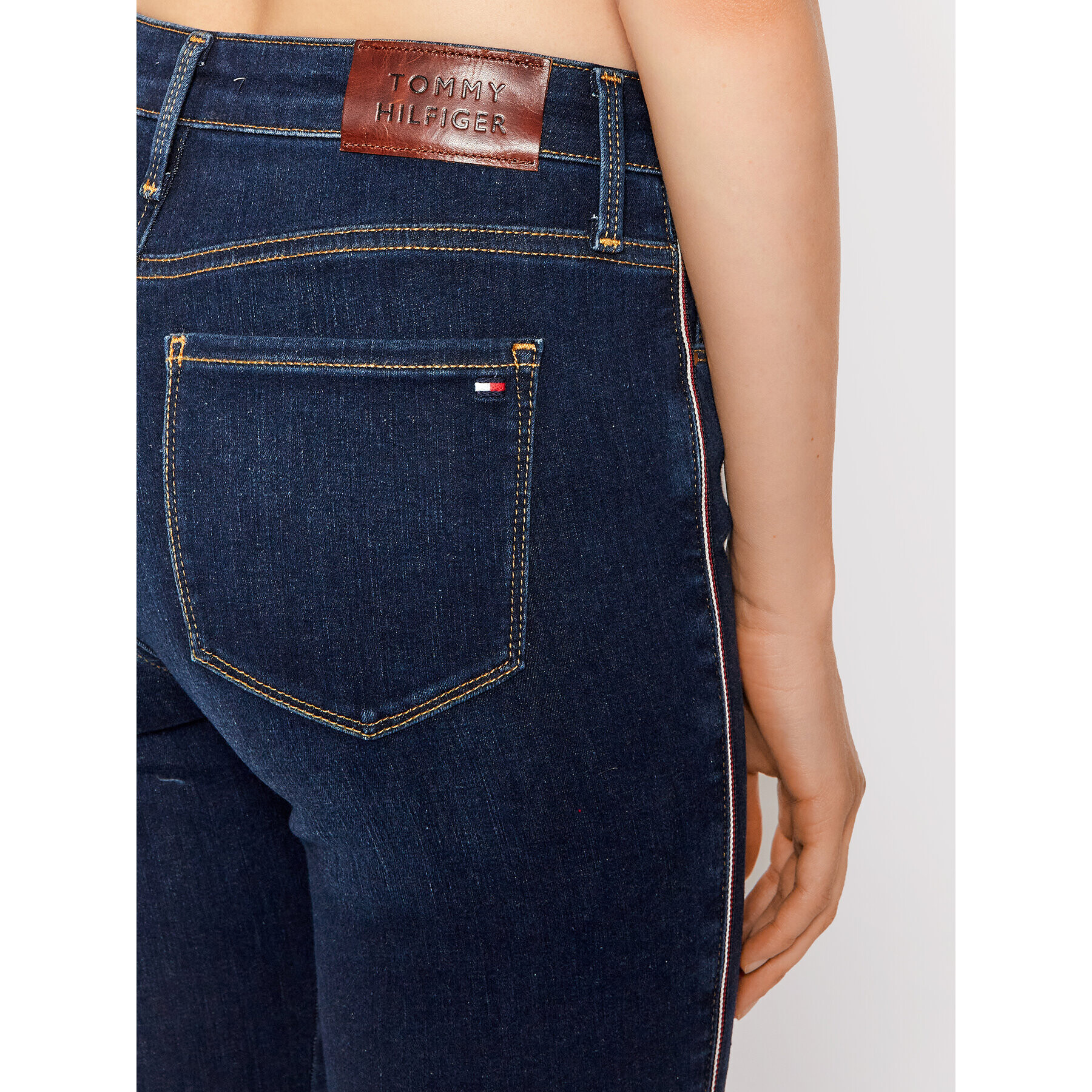 Tommy Hilfiger Jeansy Como WW0WW29759 Tmavomodrá Skinny Fit - Pepit.cz