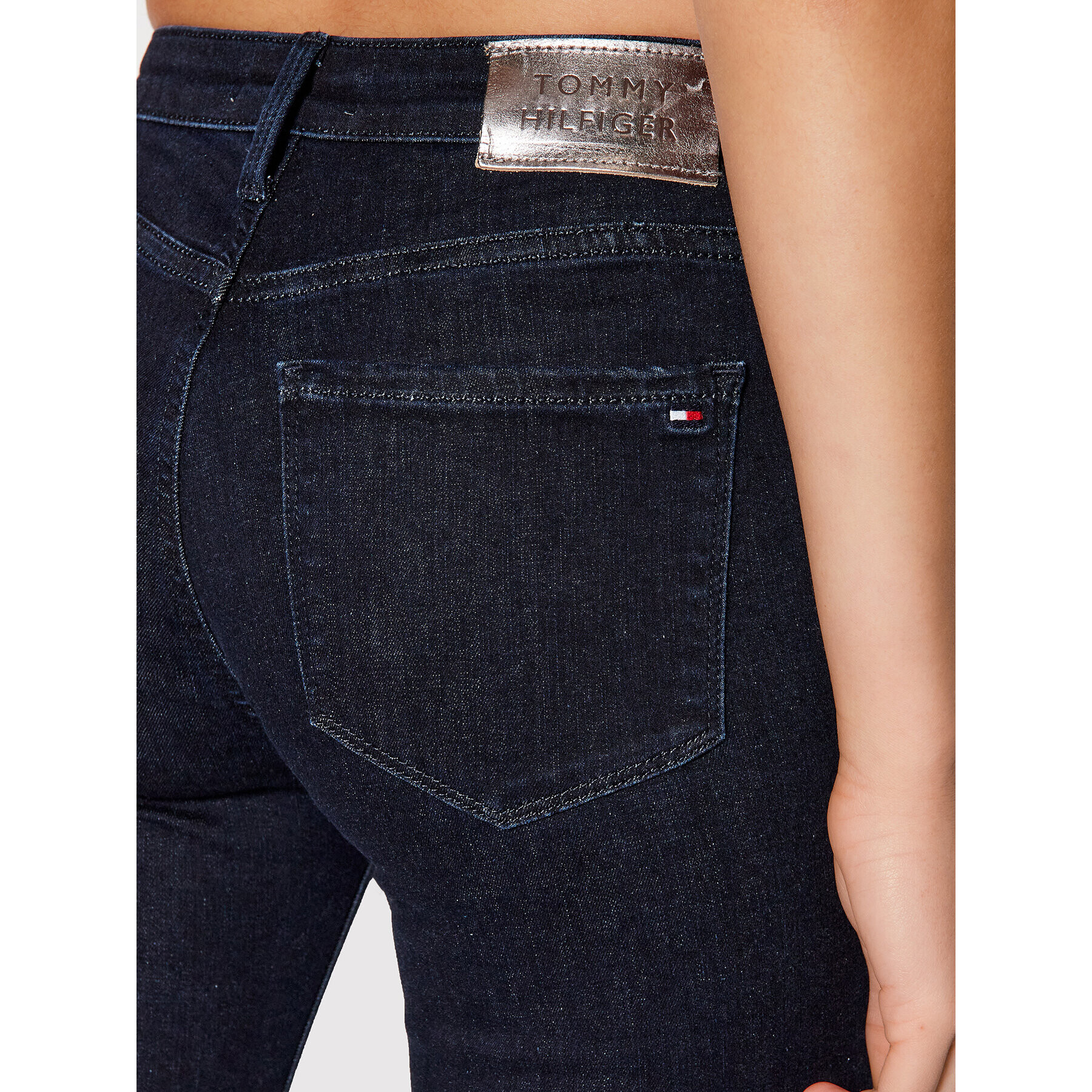 Tommy Hilfiger Jeansy Como WW0WW32933 Tmavomodrá Skinny Fit - Pepit.cz