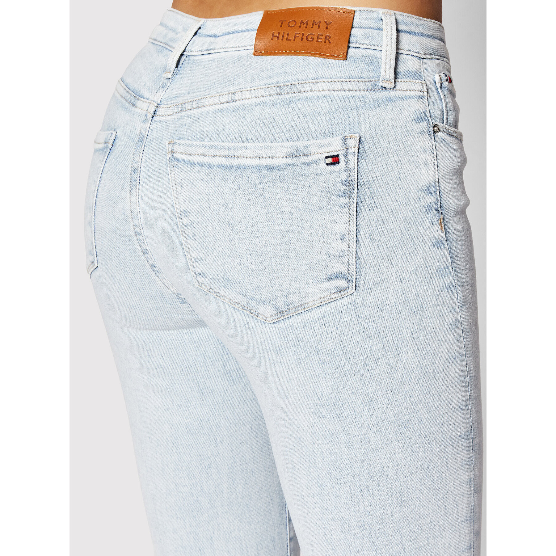 Tommy Hilfiger Jeansy Como WW0WW34544 Modrá Skinny Fit - Pepit.cz