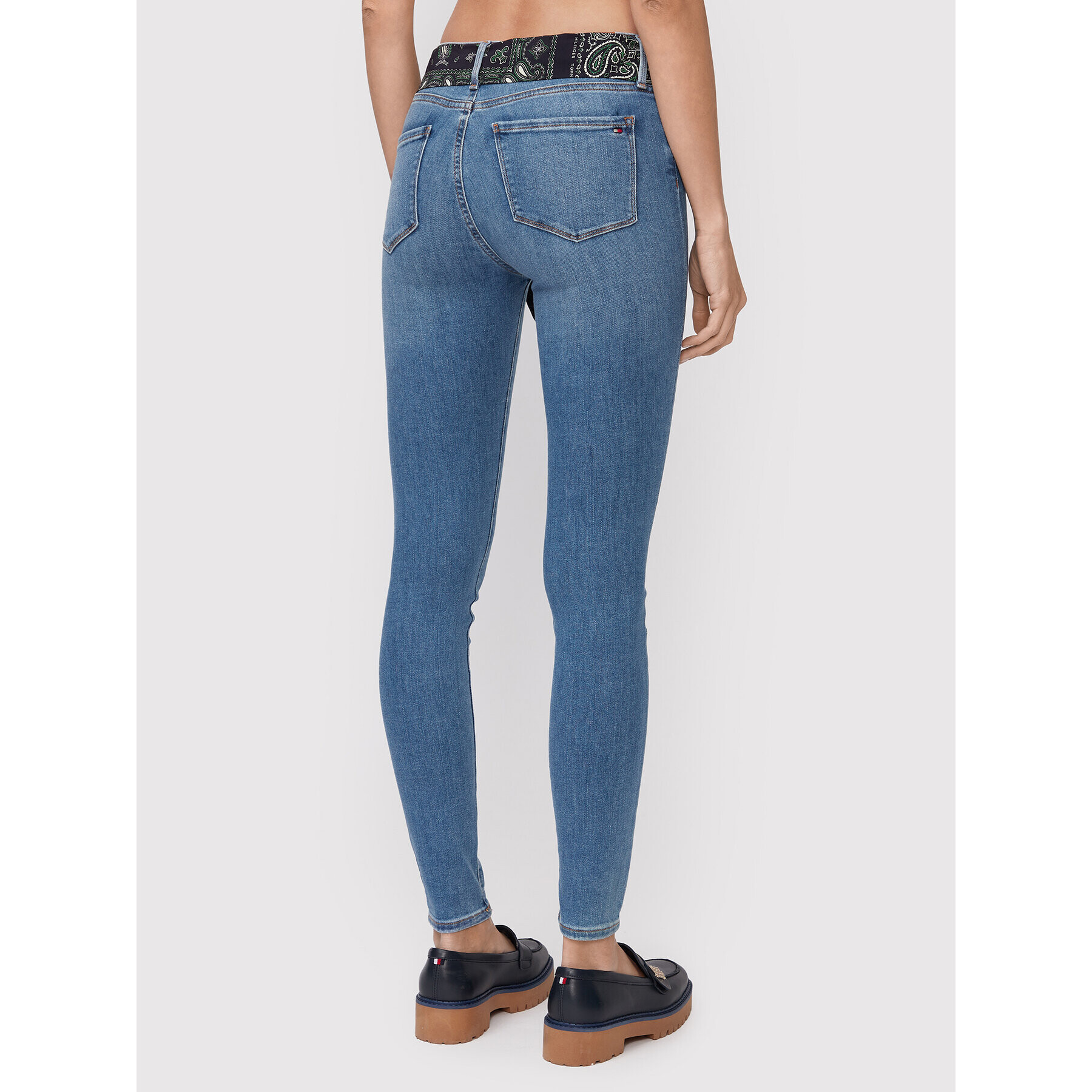 Tommy Hilfiger Jeansy Como WW0WW35531 Modrá Skinny Fit - Pepit.cz