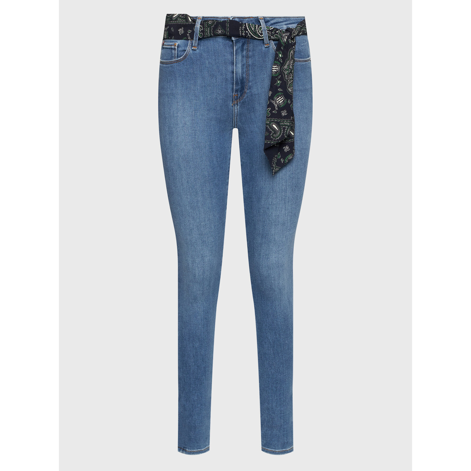 Tommy Hilfiger Jeansy Como WW0WW35531 Modrá Skinny Fit - Pepit.cz