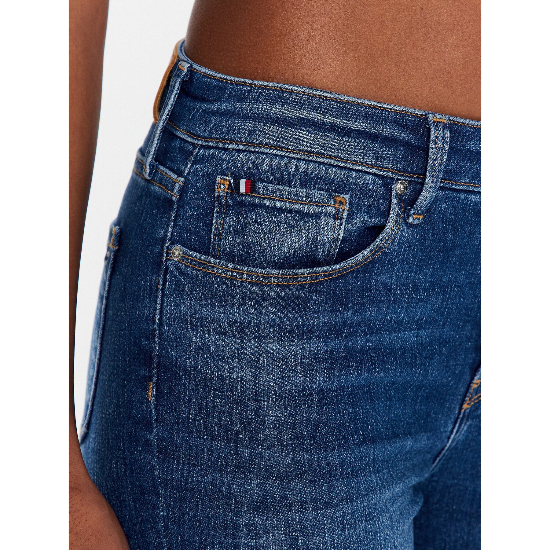 Tommy Hilfiger Jeansy Como WW0WW36959 Modrá Skinny Fit - Pepit.cz