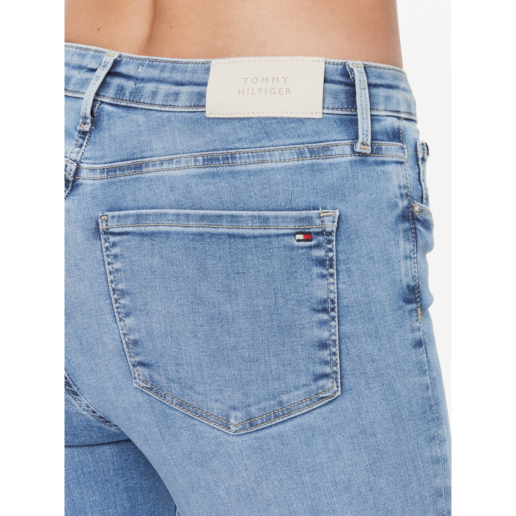 Tommy Hilfiger Jeansy Como WW0WW38915 Modrá Skinny Fit - Pepit.cz